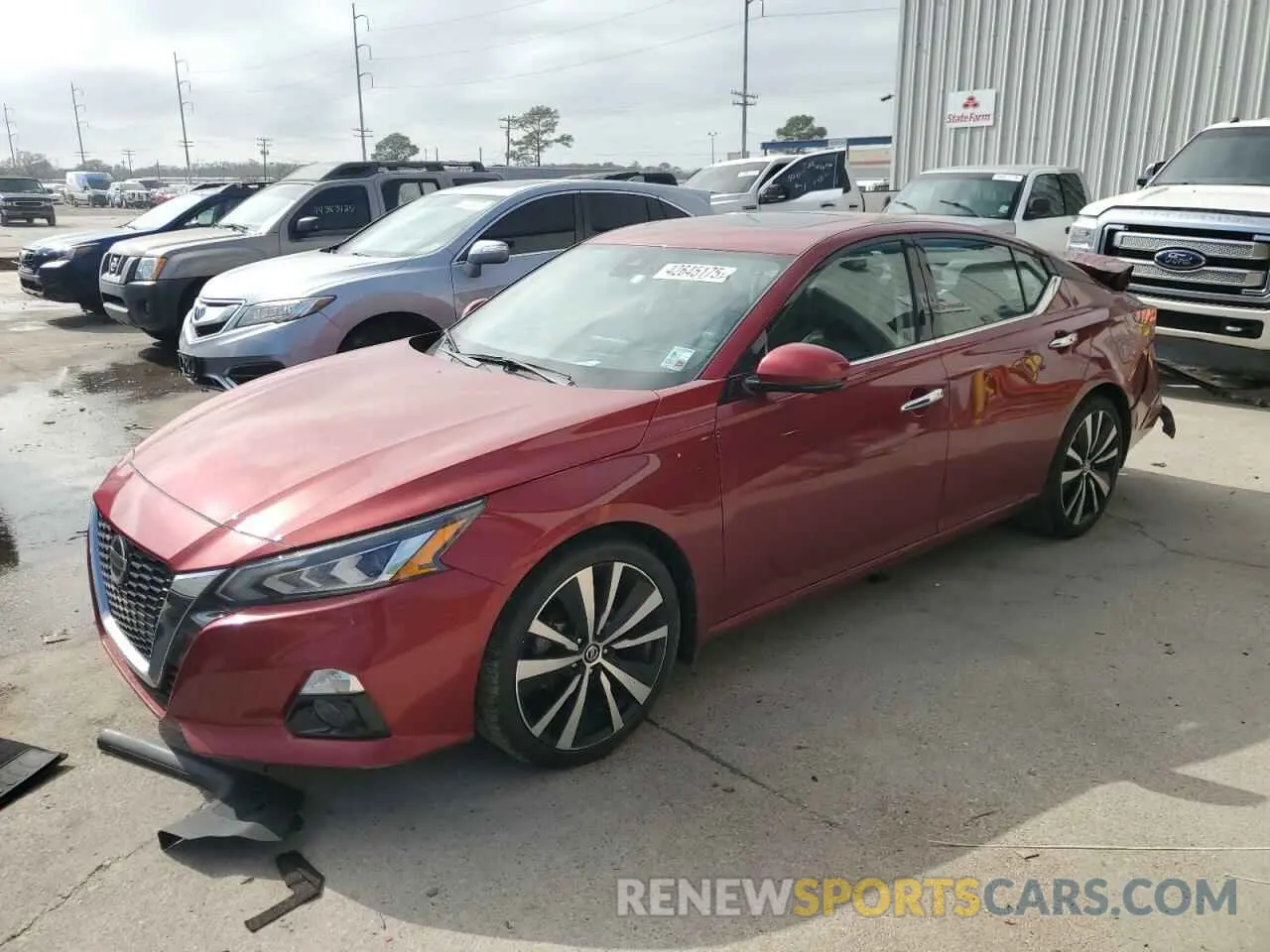 1 Photograph of a damaged car 1N4BL4FV4KC109854 NISSAN ALTIMA 2019