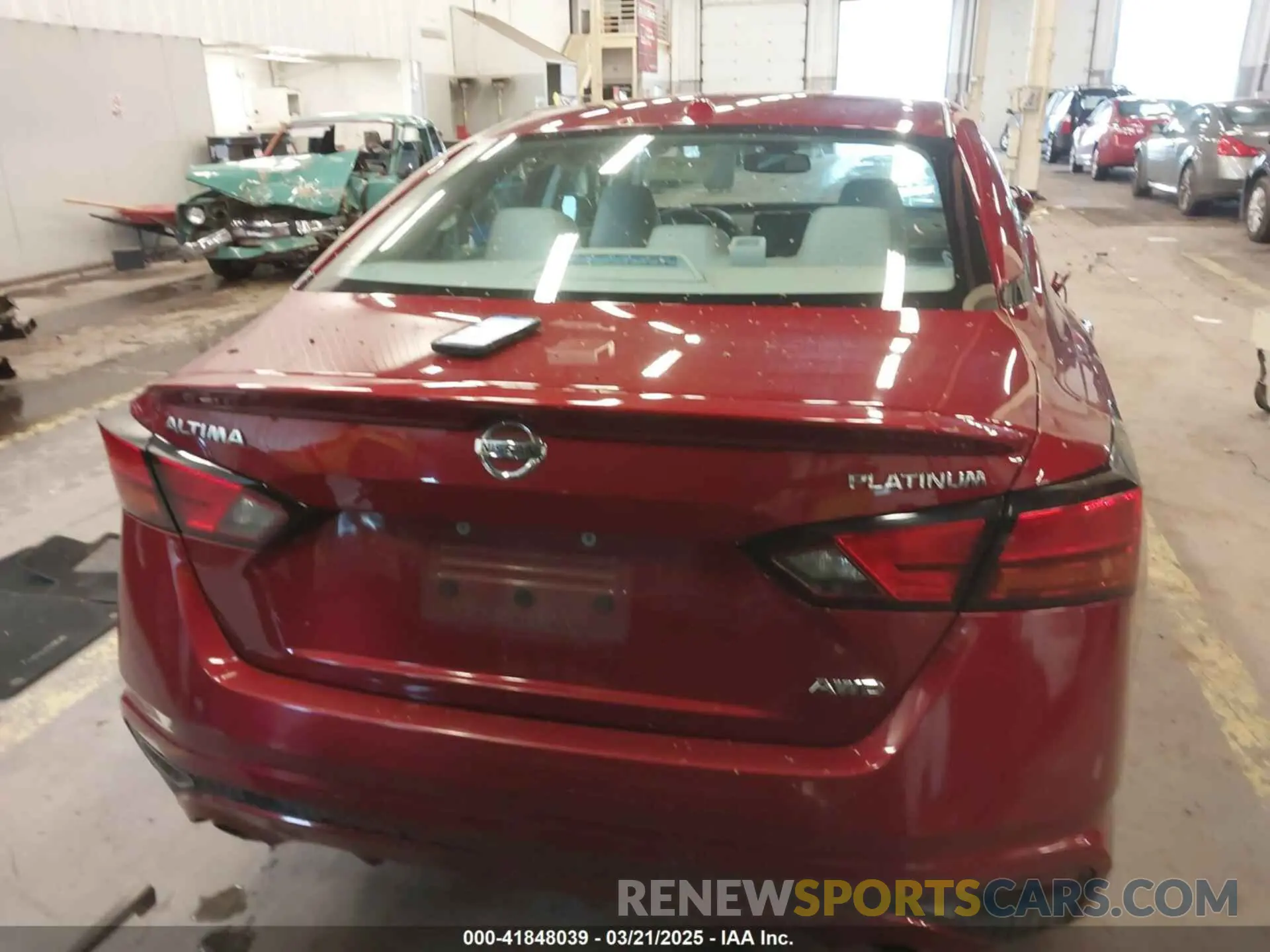16 Photograph of a damaged car 1N4BL4FW9KN302661 NISSAN ALTIMA 2019