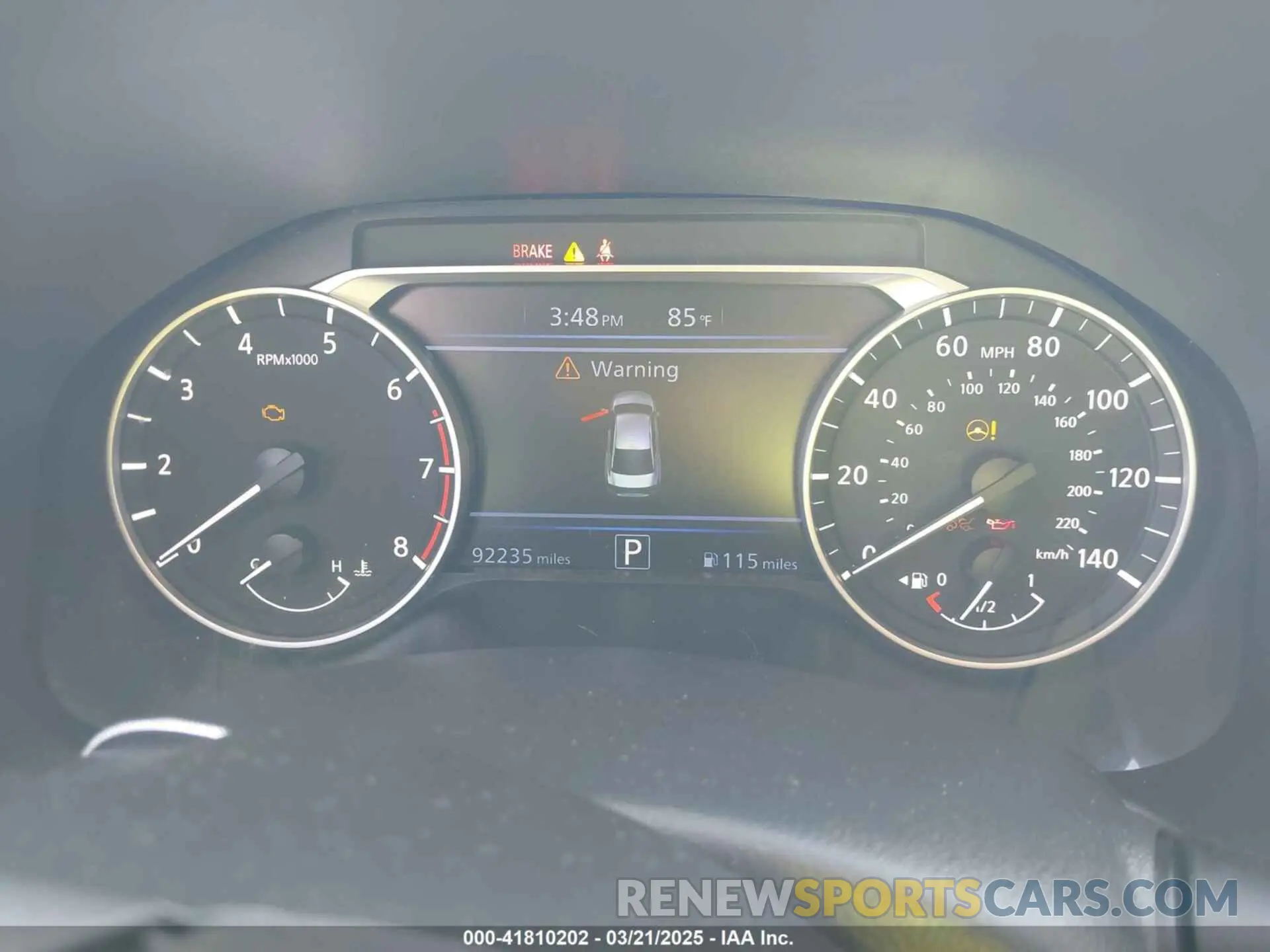 15 Photograph of a damaged car 1N4BL4BV3LC150998 NISSAN ALTIMA 2020