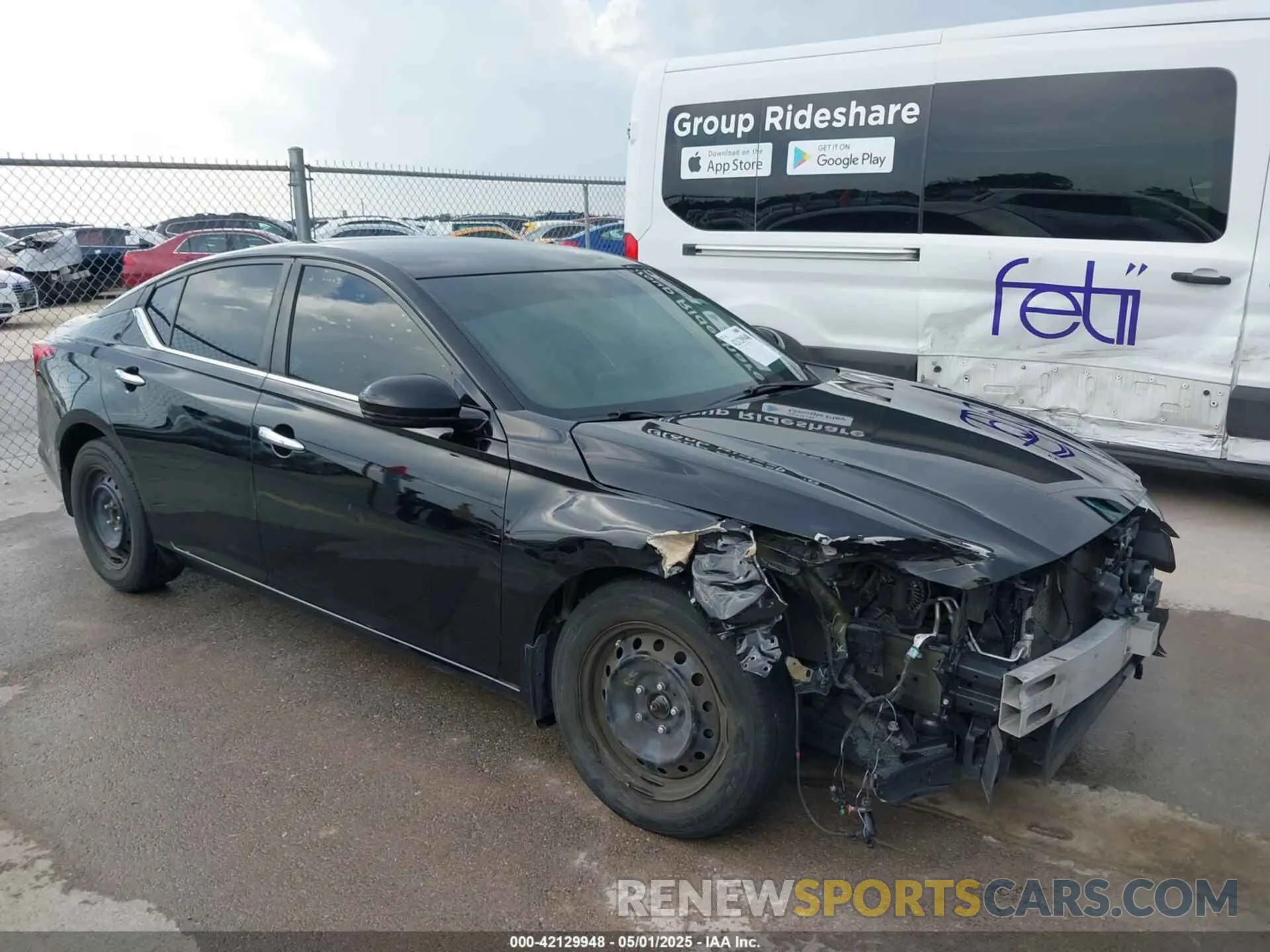 1 Photograph of a damaged car 1N4BL4BV6LN305158 NISSAN ALTIMA 2020