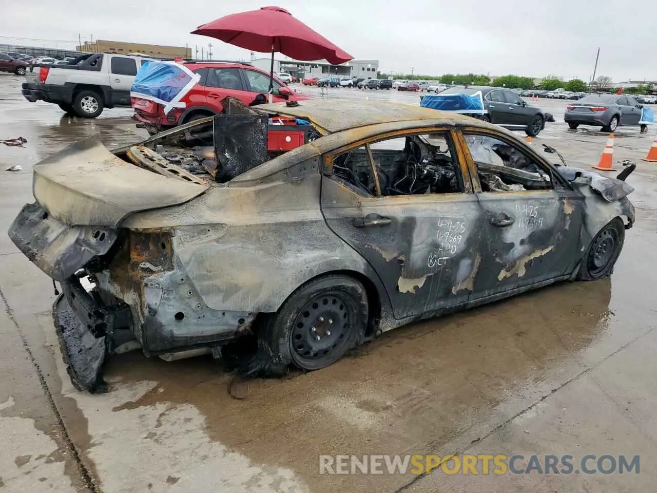 3 Photograph of a damaged car 1N4BL4BV7LN323040 NISSAN ALTIMA 2020