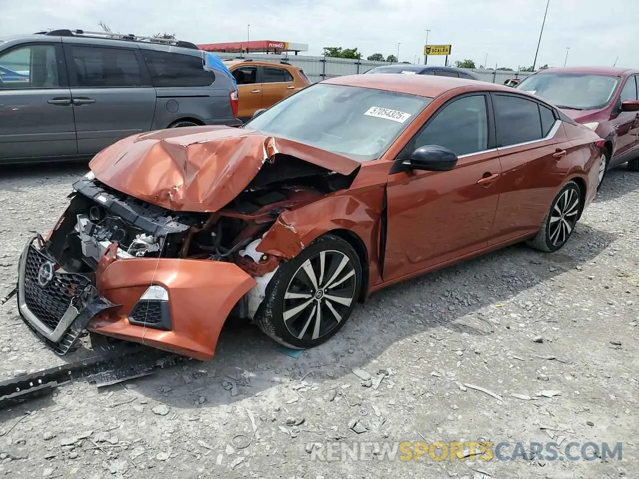 1 Photograph of a damaged car 1N4BL4CV4LN320000 NISSAN ALTIMA 2020