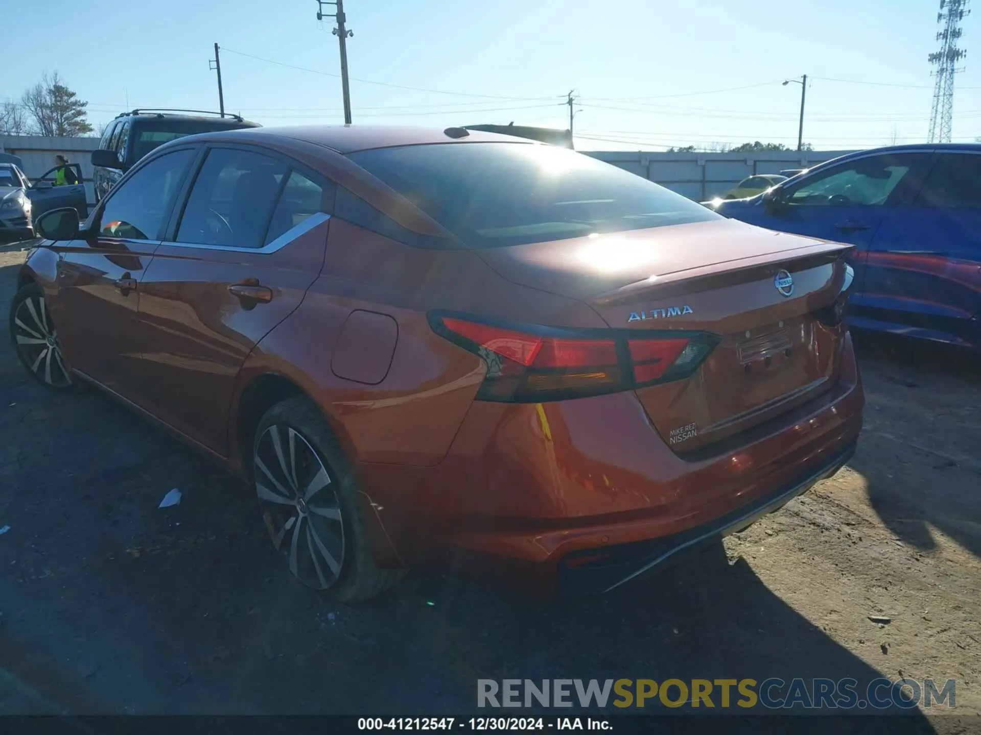 3 Photograph of a damaged car 1N4BL4CV5LC126197 NISSAN ALTIMA 2020