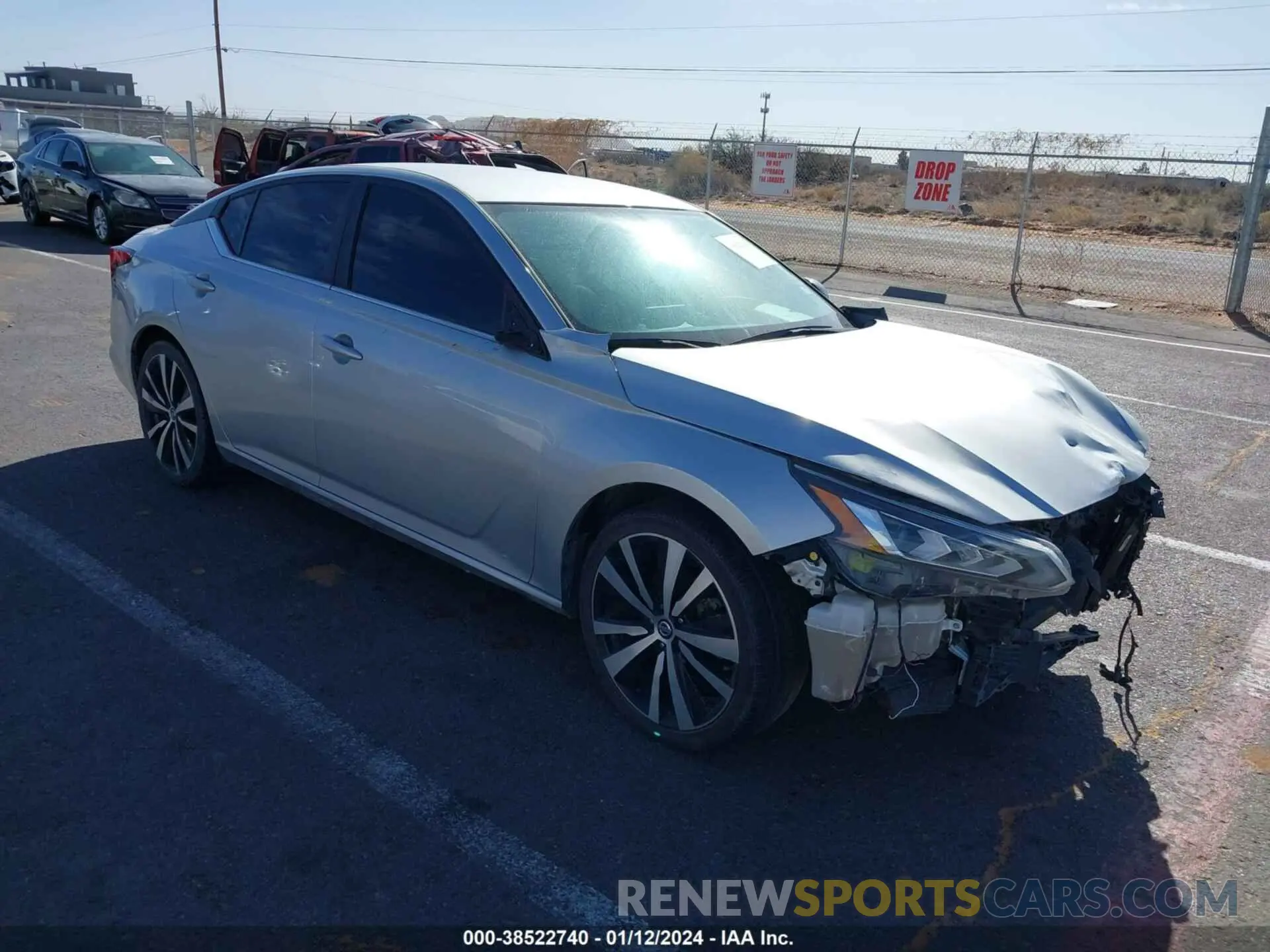 1 Photograph of a damaged car 1N4BL4CV5LC185427 NISSAN ALTIMA 2020