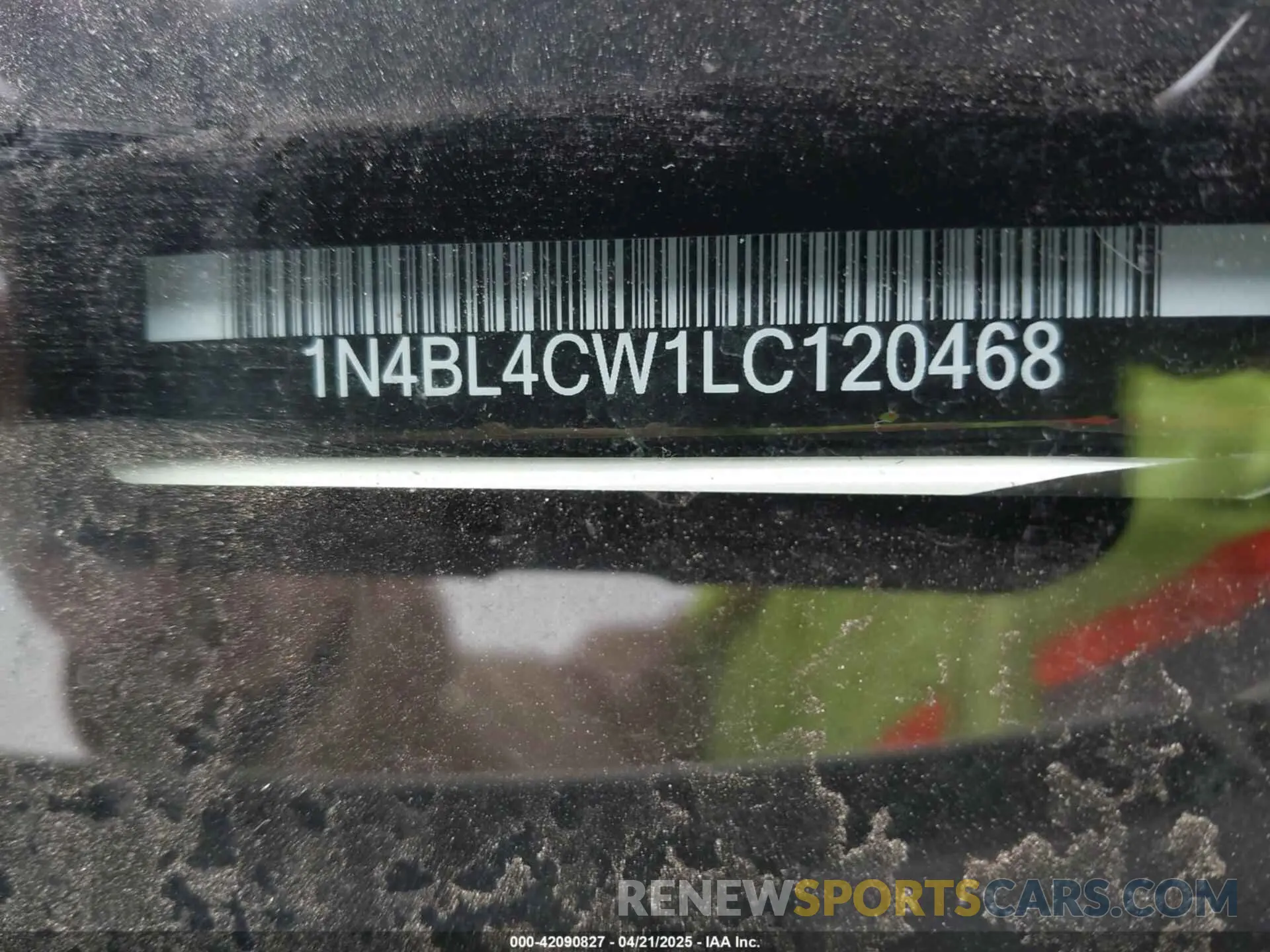 17 Фотография поврежденного автомобиля 1N4BL4CW1LC120468 NISSAN ALTIMA 2020