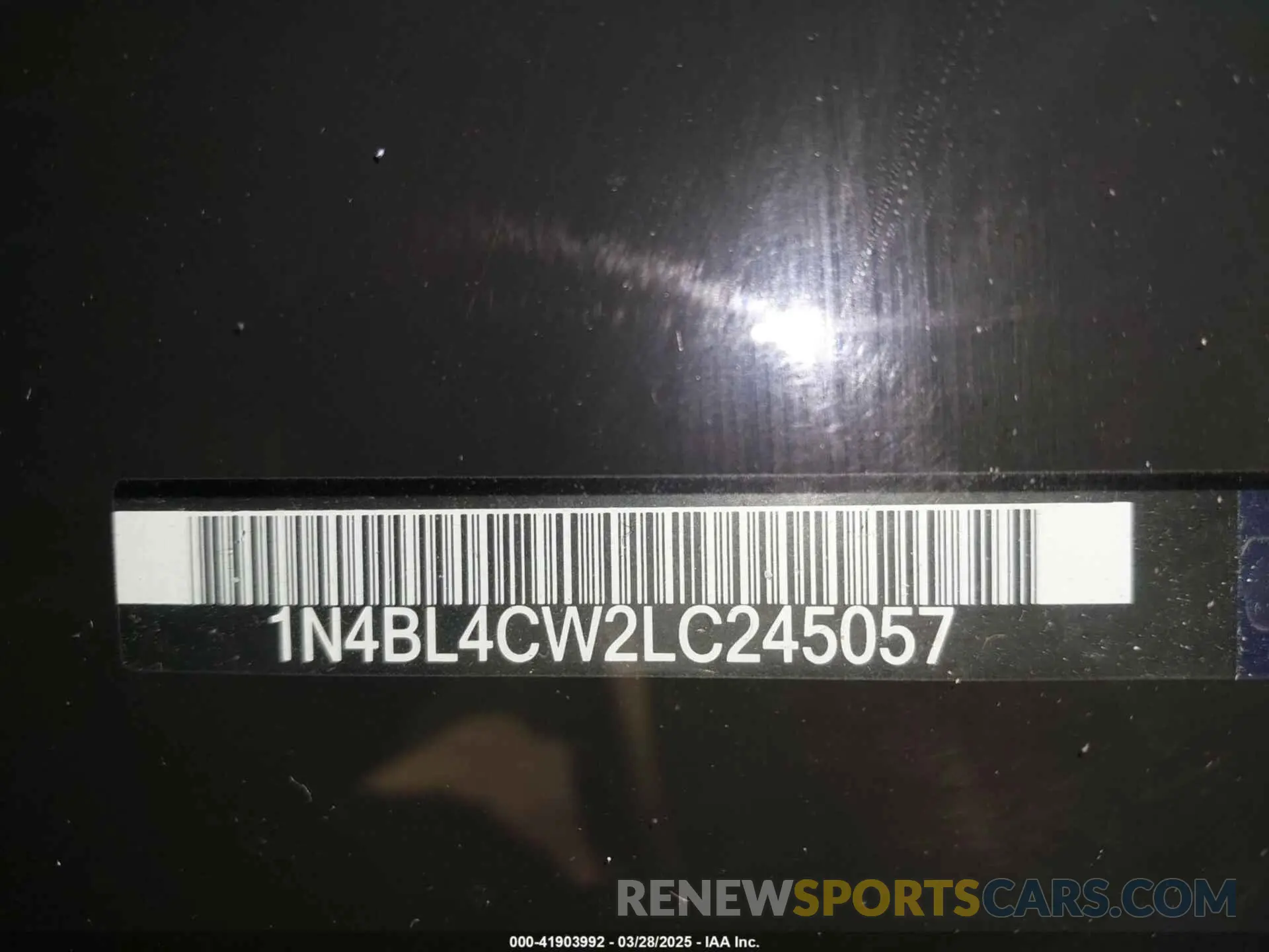 17 Фотография поврежденного автомобиля 1N4BL4CW2LC245057 NISSAN ALTIMA 2020