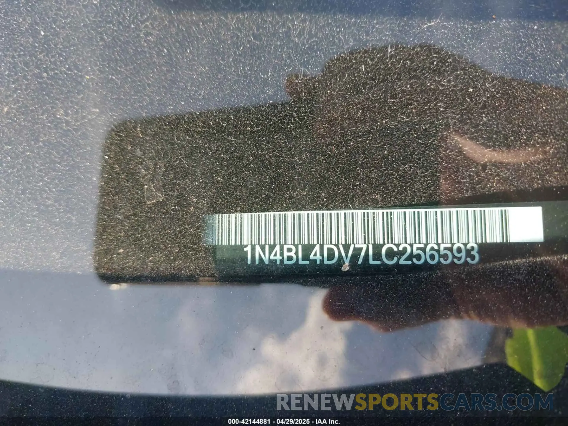 9 Фотография поврежденного автомобиля 1N4BL4DV7LC256593 NISSAN ALTIMA 2020