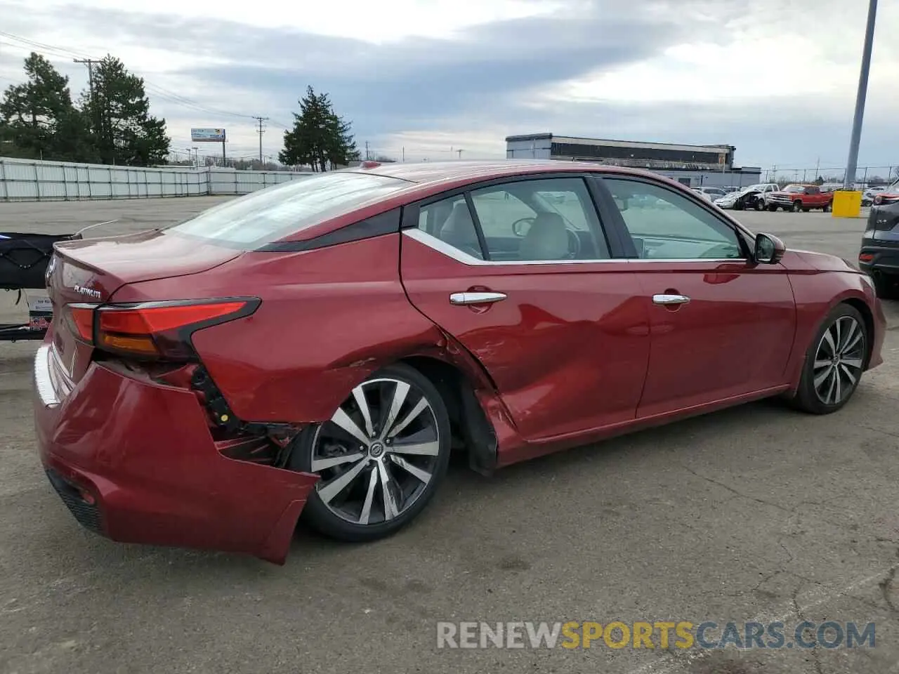 3 Photograph of a damaged car 1N4BL4FVXLN304167 NISSAN ALTIMA 2020