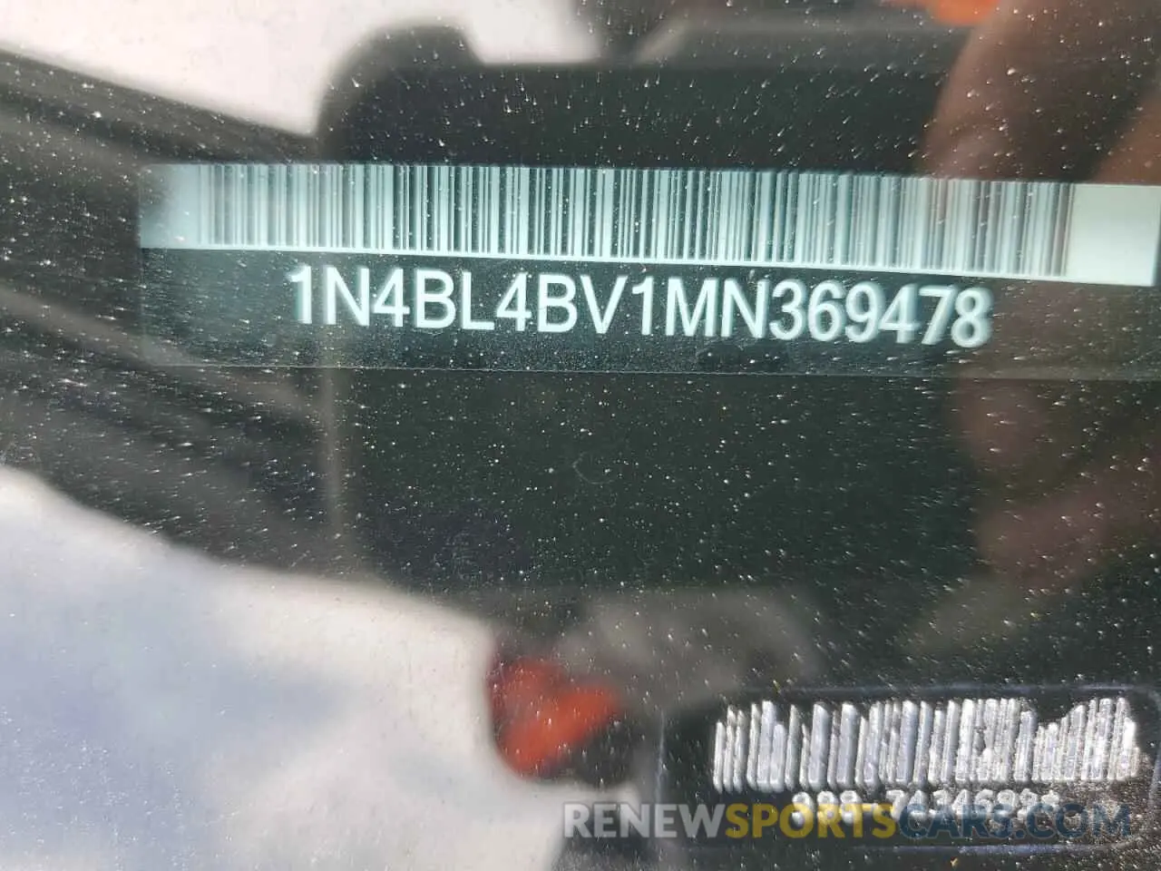 13 Photograph of a damaged car 1N4BL4BV1MN369478 NISSAN ALTIMA 2021