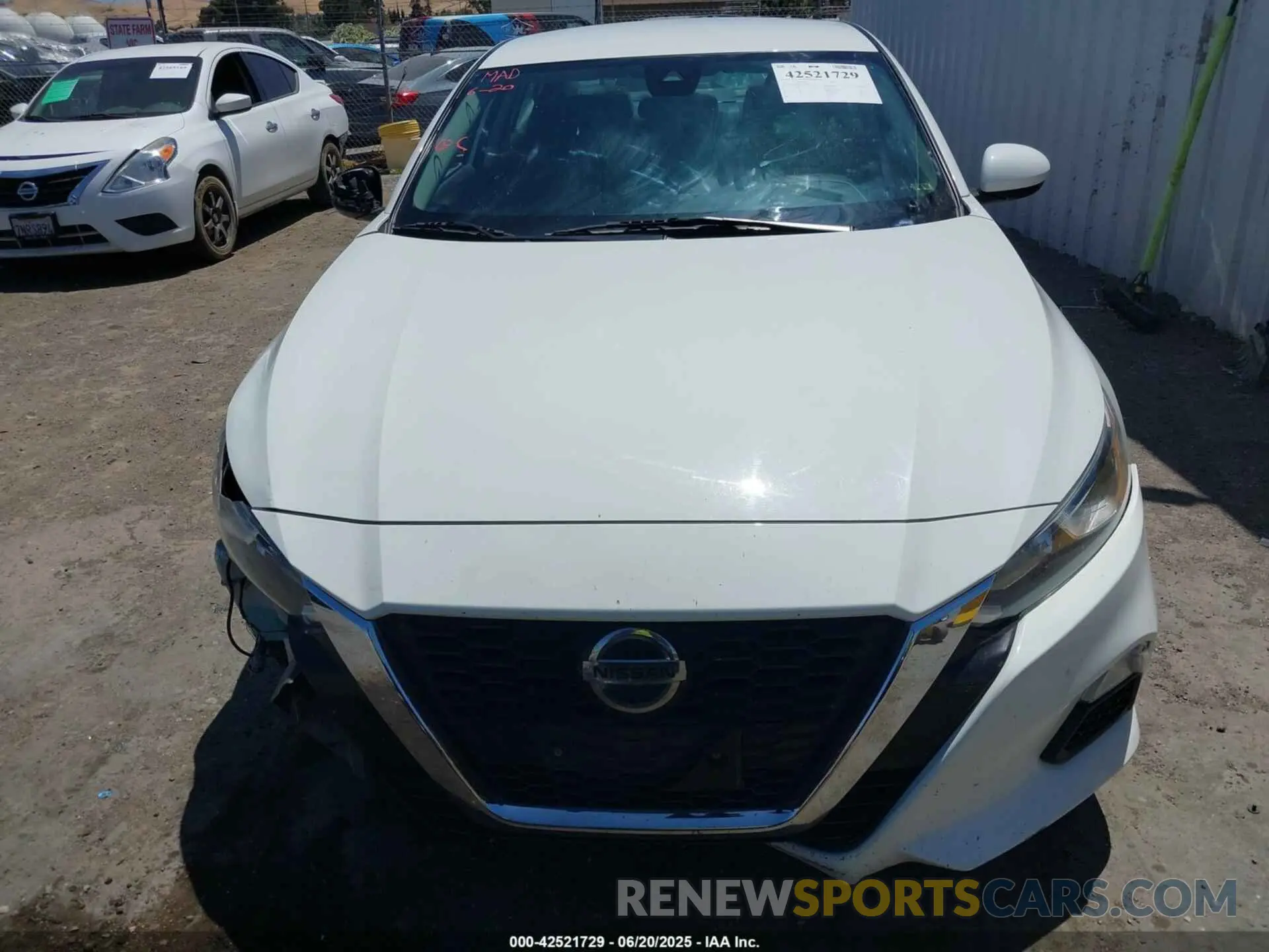 12 Фотография поврежденного автомобиля 1N4BL4BV4MN364825 NISSAN ALTIMA 2021