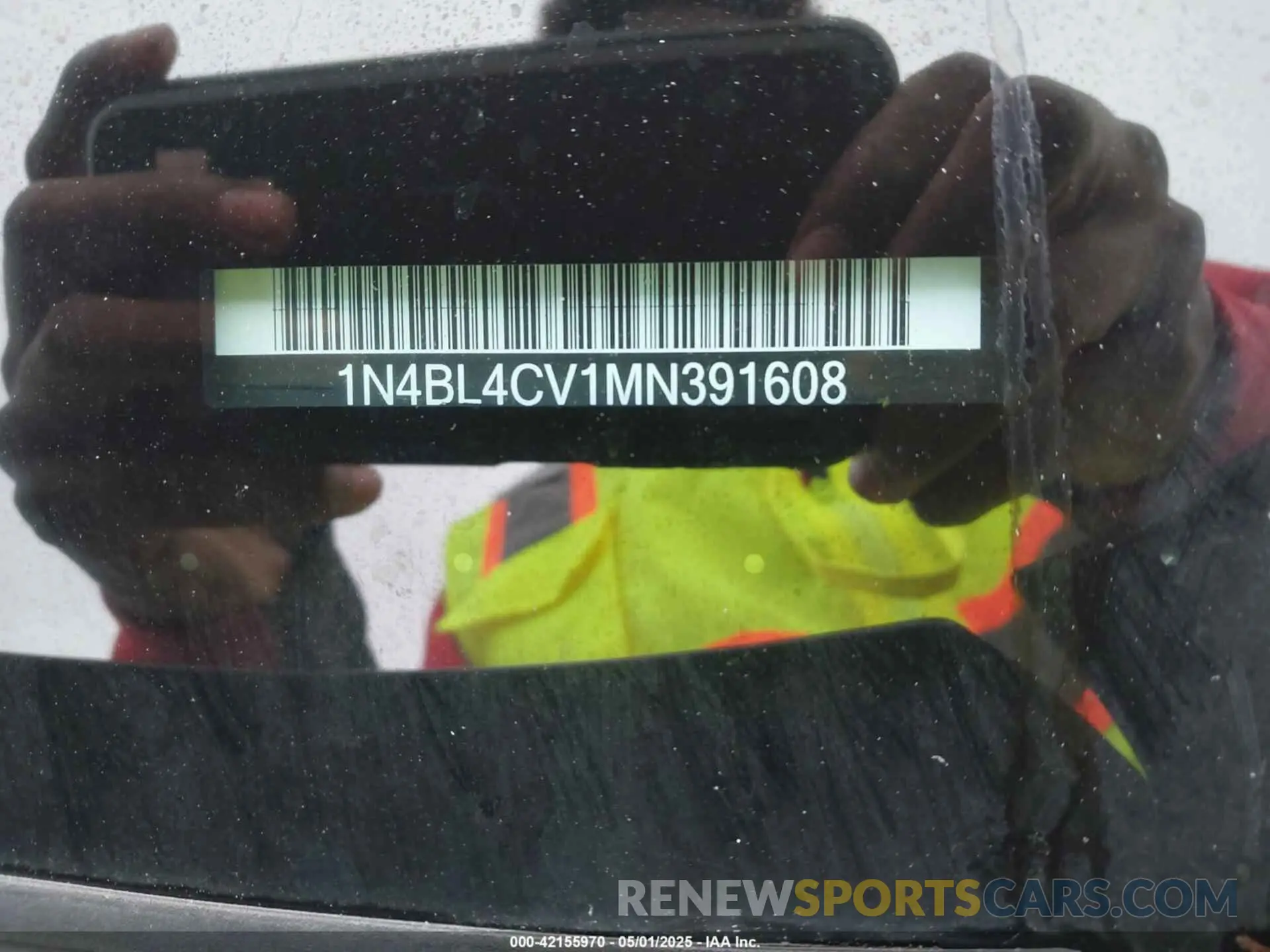 9 Photograph of a damaged car 1N4BL4CV1MN391608 NISSAN ALTIMA 2021