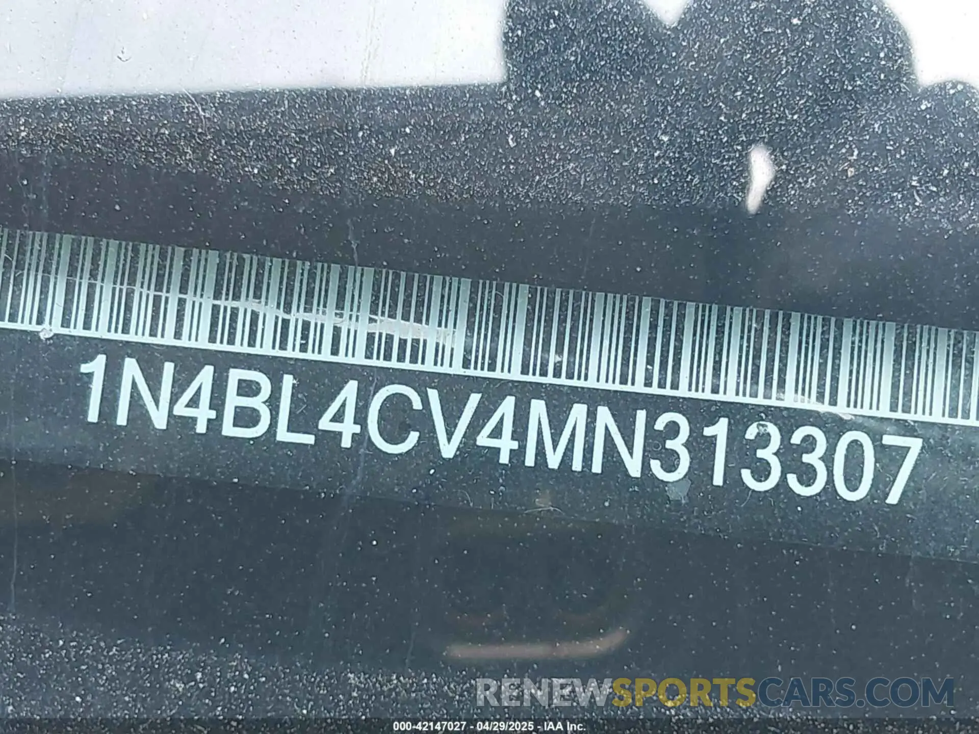 9 Фотография поврежденного автомобиля 1N4BL4CV4MN313307 NISSAN ALTIMA 2021