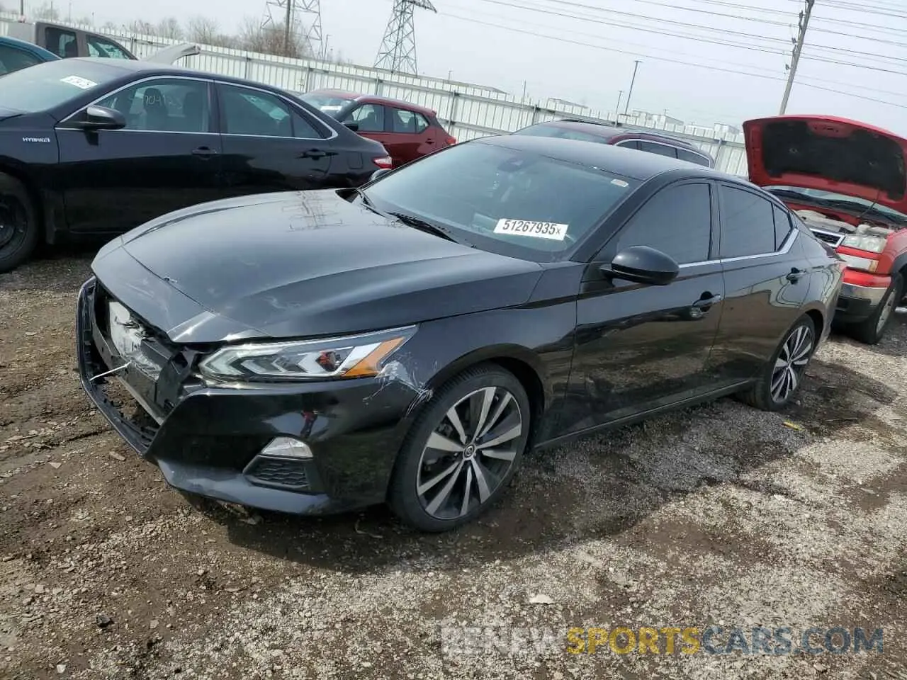 1 Photograph of a damaged car 1N4BL4CV9MN309575 NISSAN ALTIMA 2021