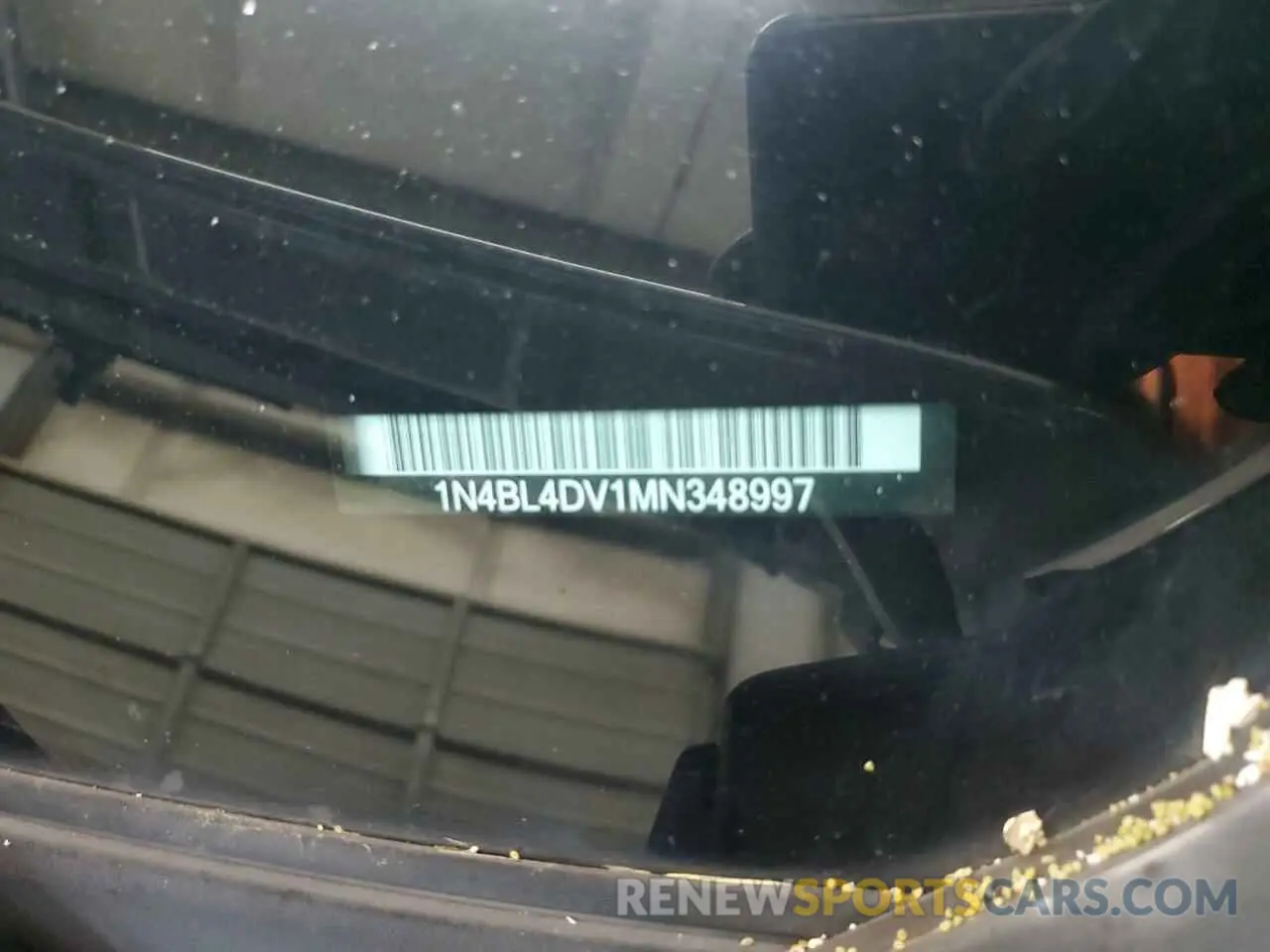 12 Photograph of a damaged car 1N4BL4DV1MN348997 NISSAN ALTIMA 2021