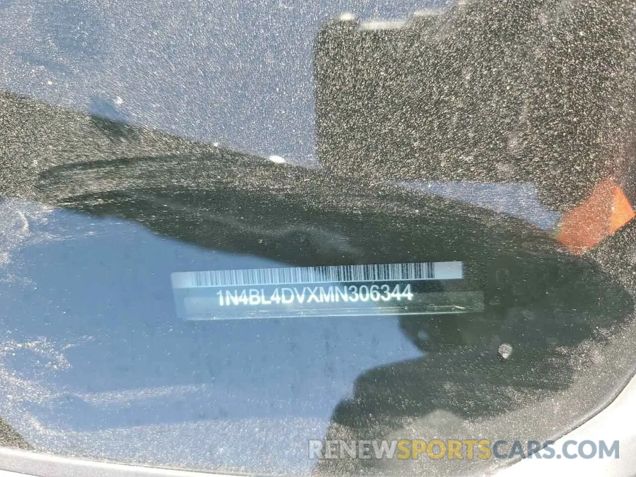 14 Photograph of a damaged car 1N4BL4DVXMN306344 NISSAN ALTIMA 2021