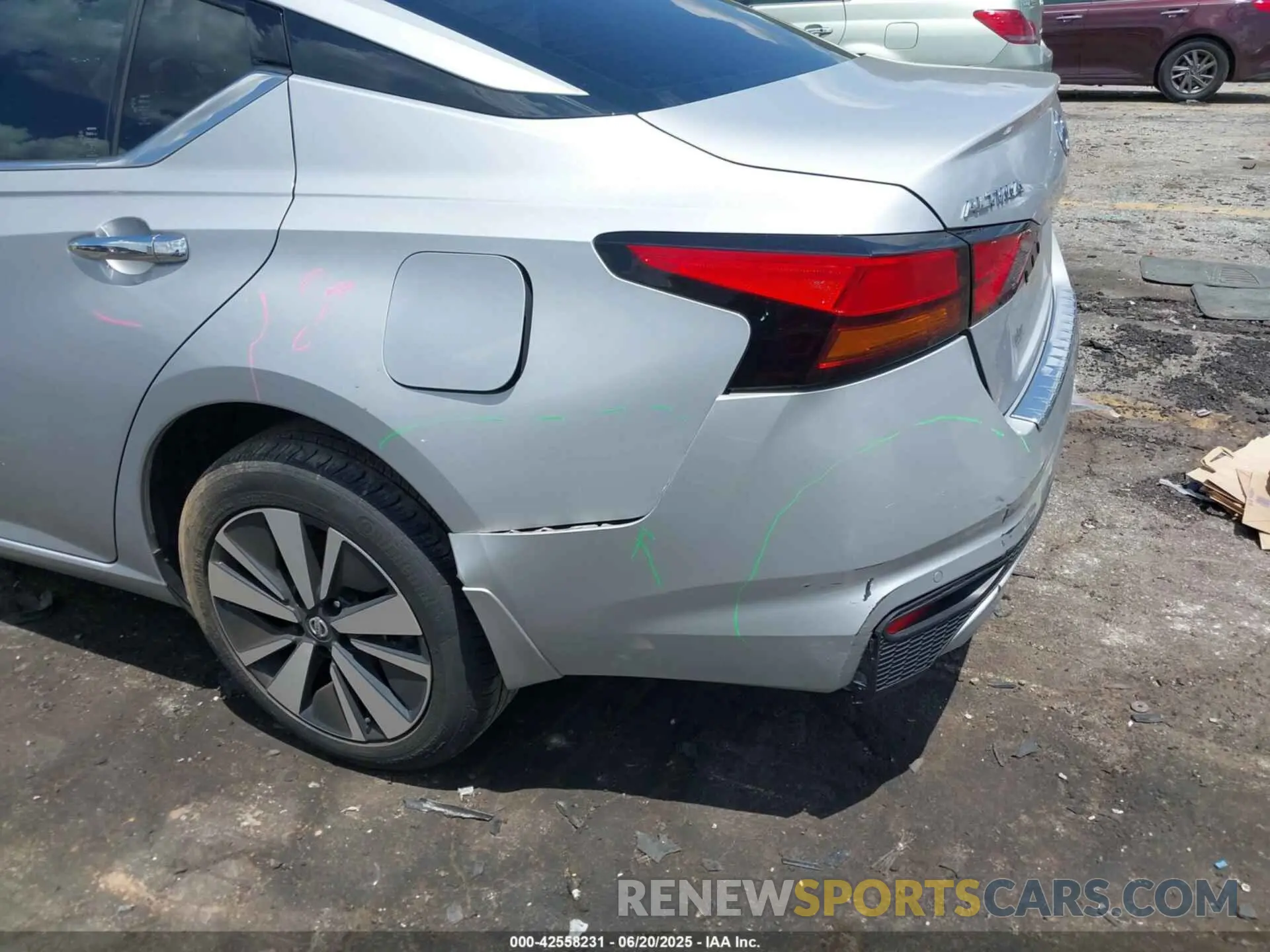 6 Photograph of a damaged car 1N4BL4EV6MN345897 NISSAN ALTIMA 2021