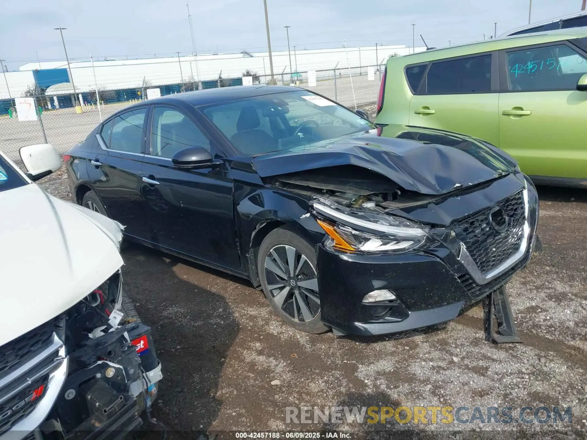1 Photograph of a damaged car 1N4BL4EW7MN343164 NISSAN ALTIMA 2021