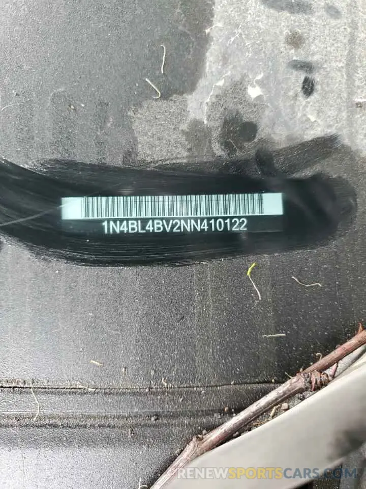 12 Фотография поврежденного автомобиля 1N4BL4BV2NN410122 NISSAN ALTIMA 2022