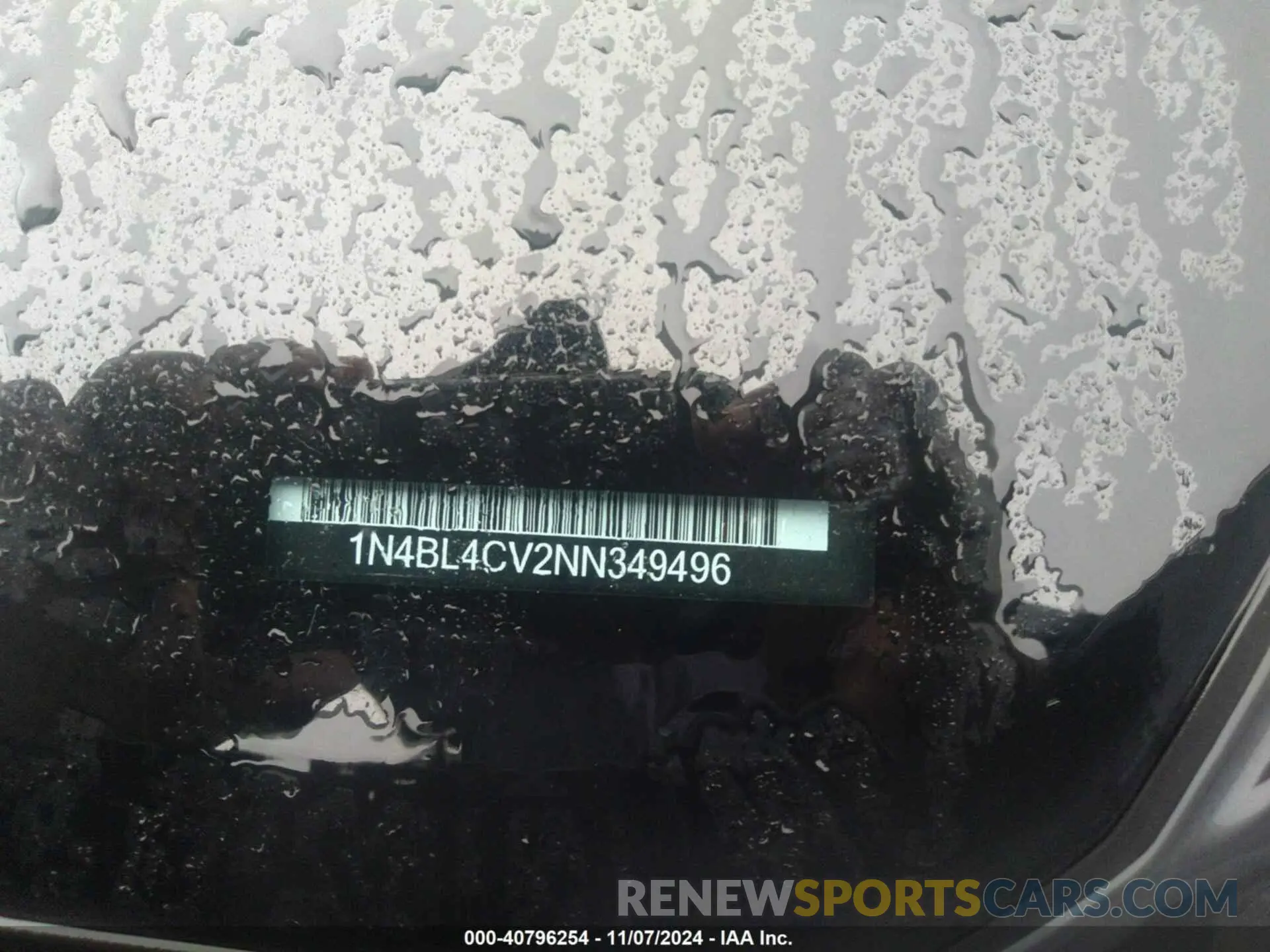 9 Фотография поврежденного автомобиля 1N4BL4CV2NN349496 NISSAN ALTIMA 2022
