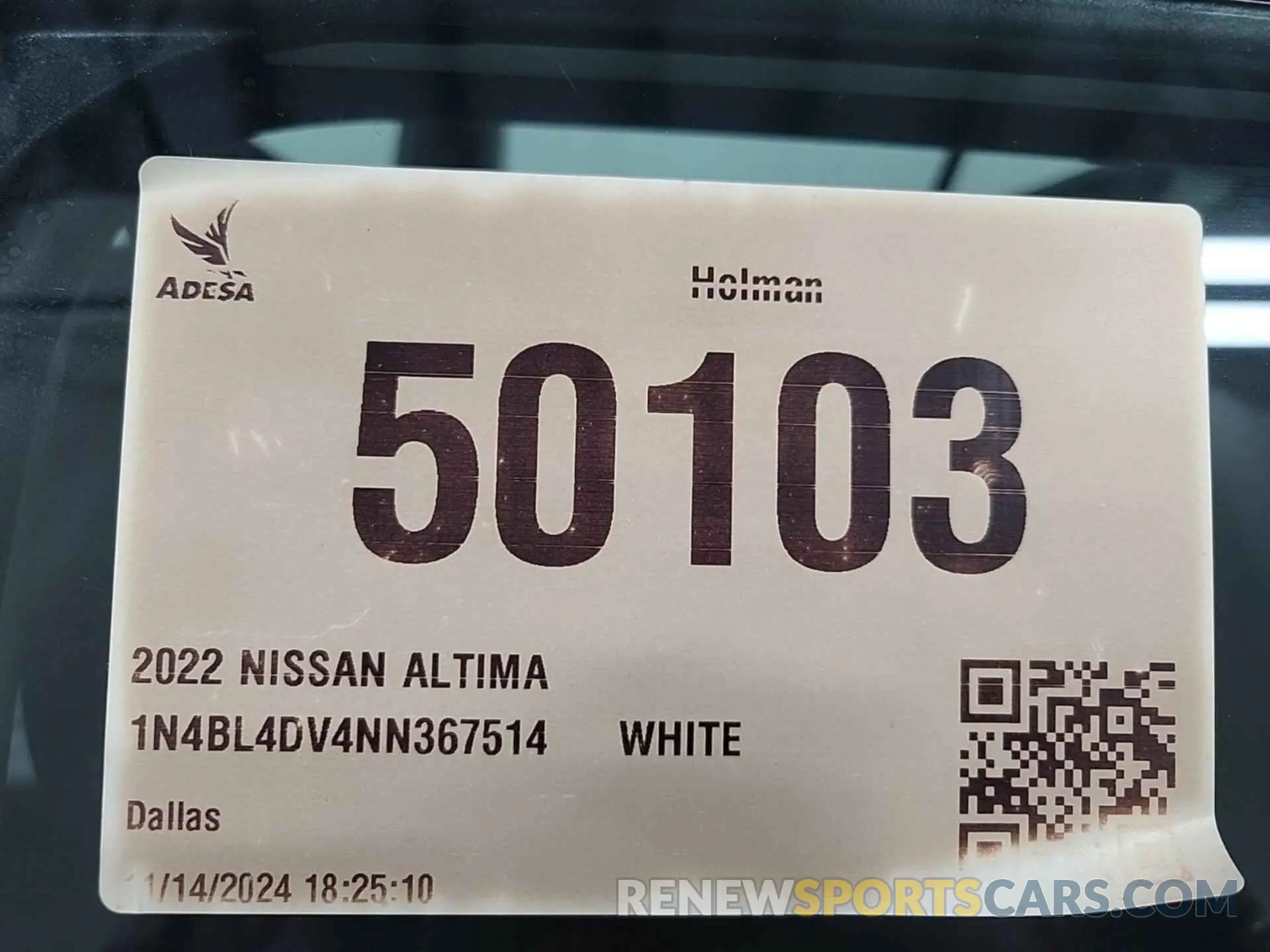 2 Фотография поврежденного автомобиля 1N4BL4DV4NN367514 NISSAN ALTIMA 2022