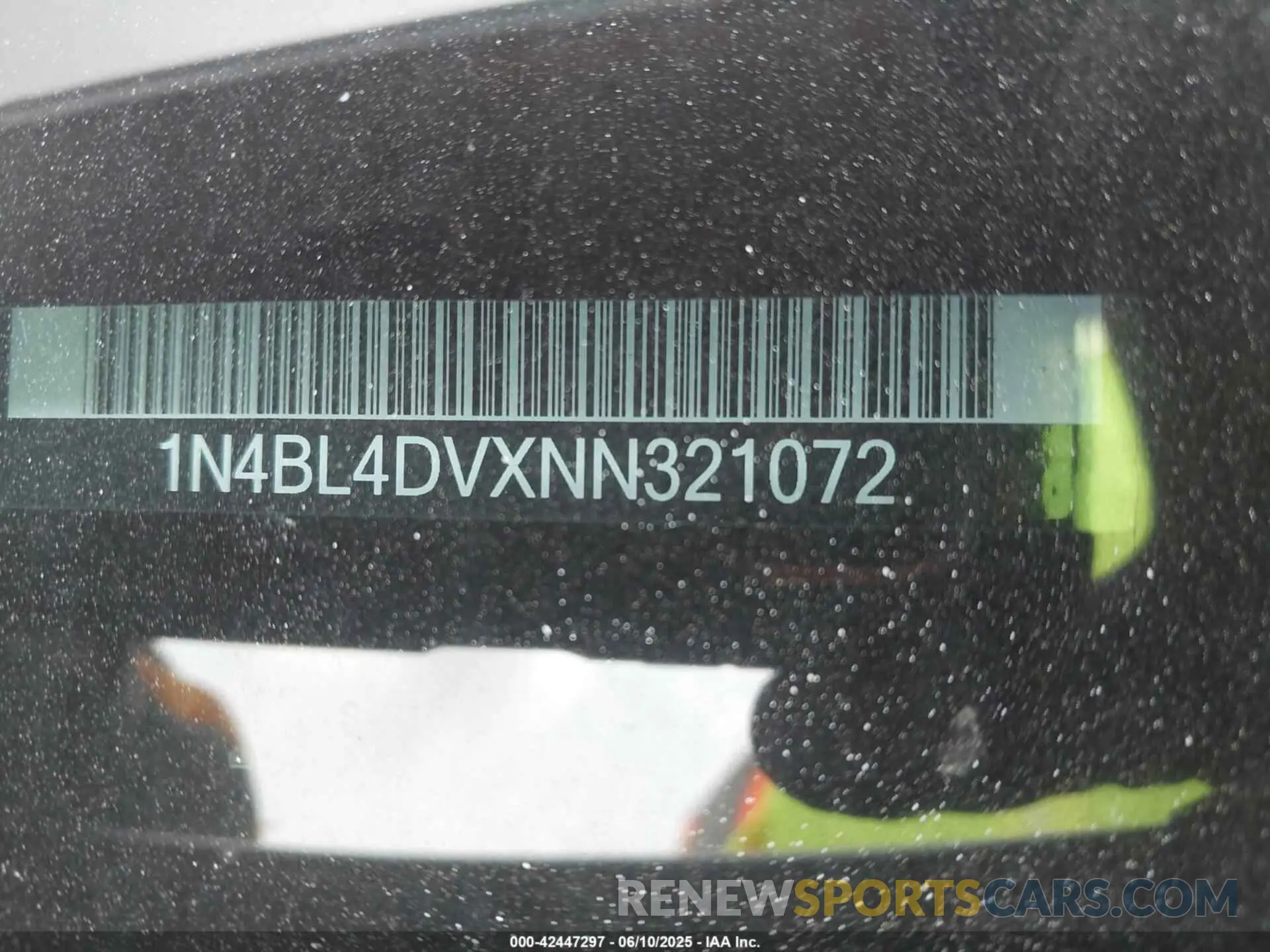 9 Photograph of a damaged car 1N4BL4DVXNN321072 NISSAN ALTIMA 2022