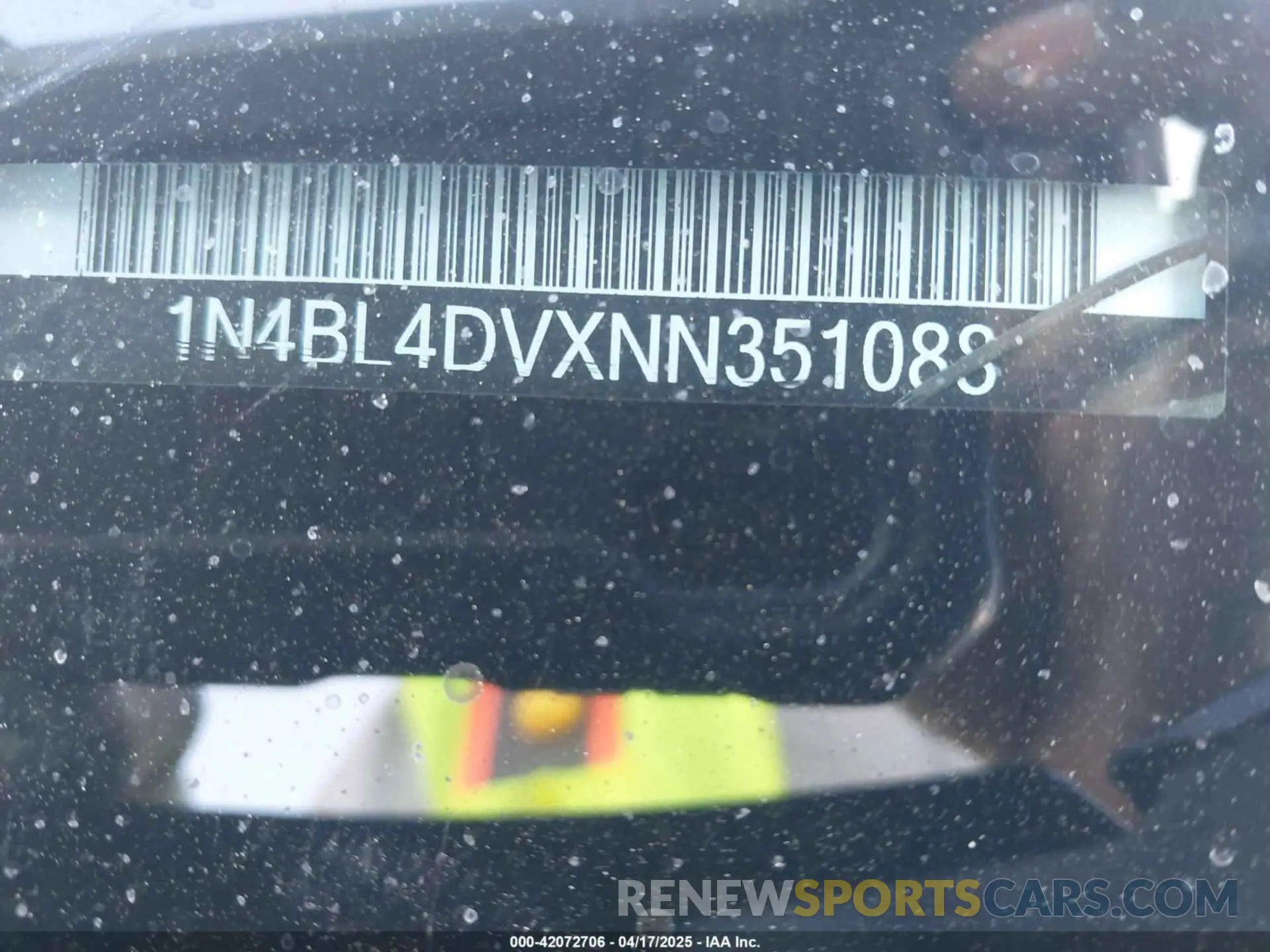 9 Фотография поврежденного автомобиля 1N4BL4DVXNN351088 NISSAN ALTIMA 2022