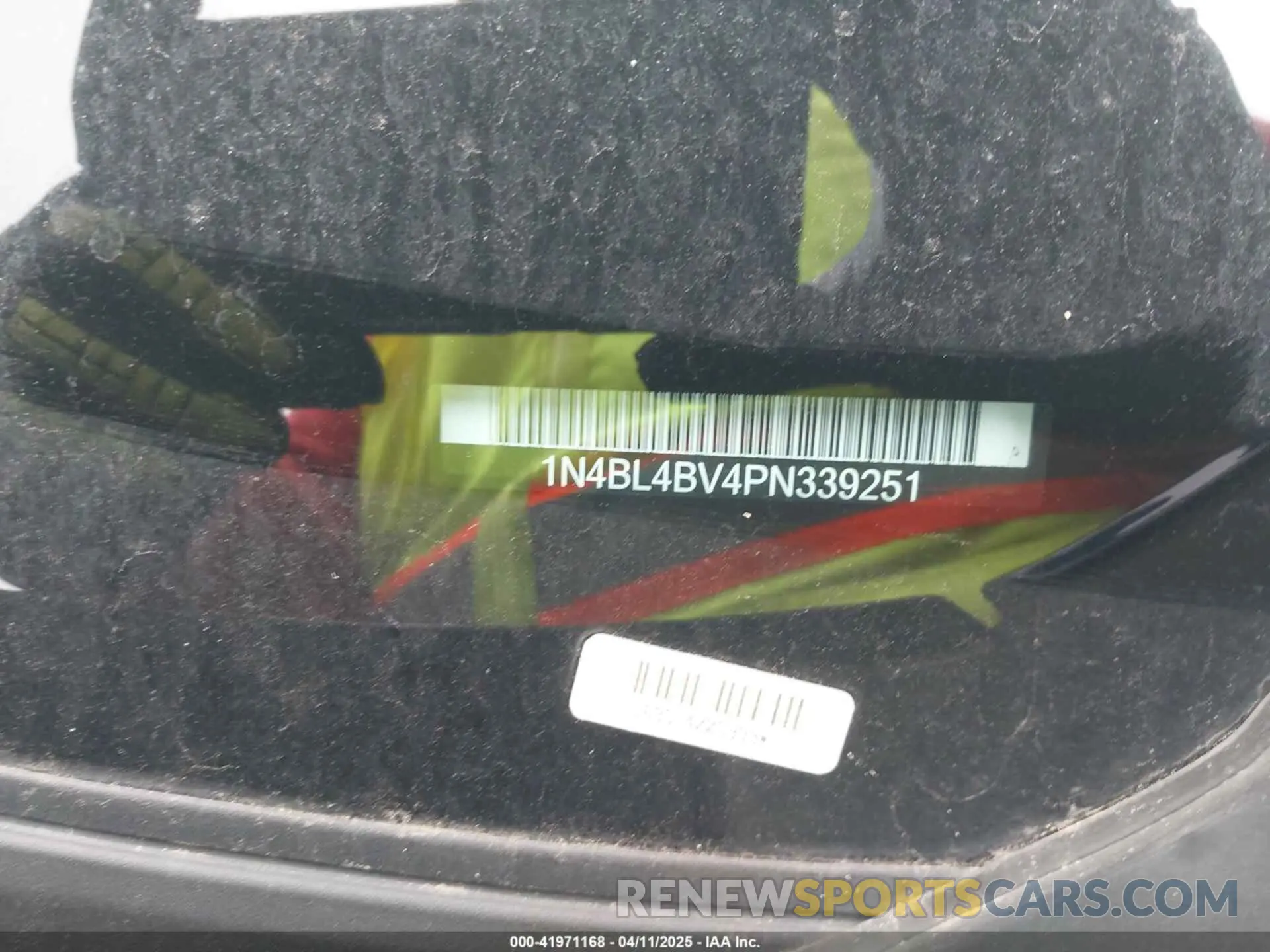 17 Фотография поврежденного автомобиля 1N4BL4BV4PN339251 NISSAN ALTIMA 2023