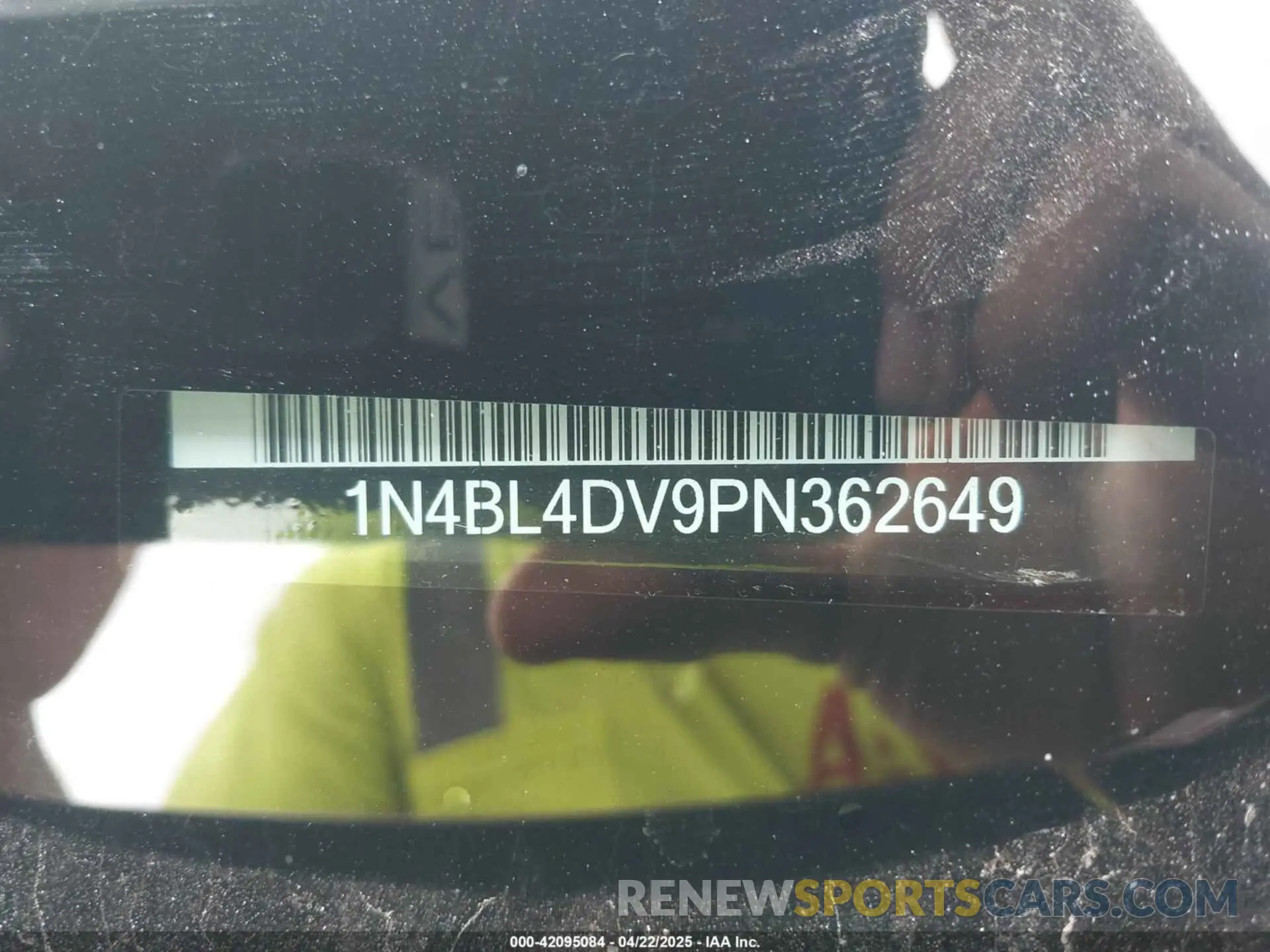 9 Фотография поврежденного автомобиля 1N4BL4DV9PN362649 NISSAN ALTIMA 2023