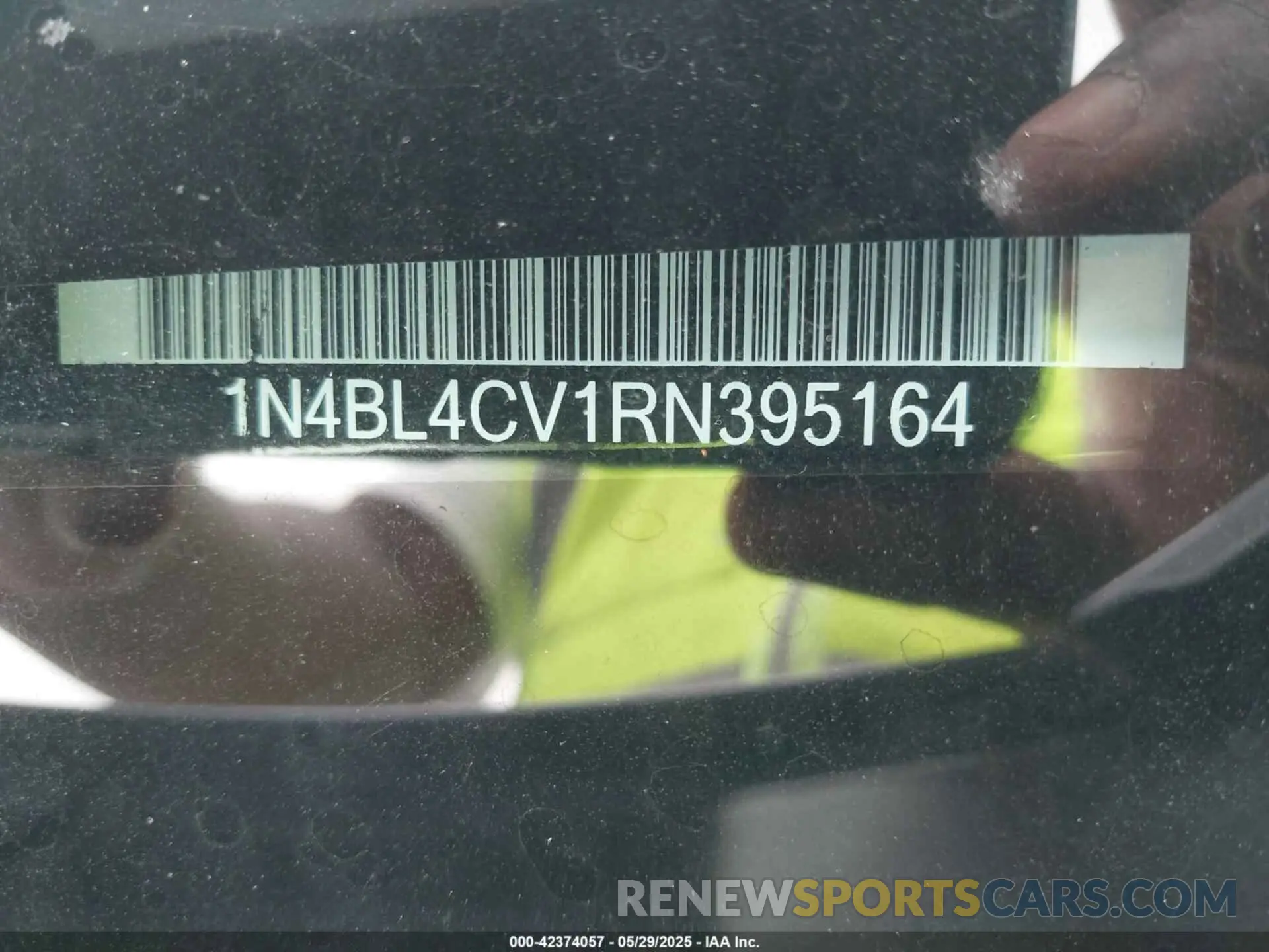 9 Фотография поврежденного автомобиля 1N4BL4CV1RN395164 NISSAN ALTIMA 2024