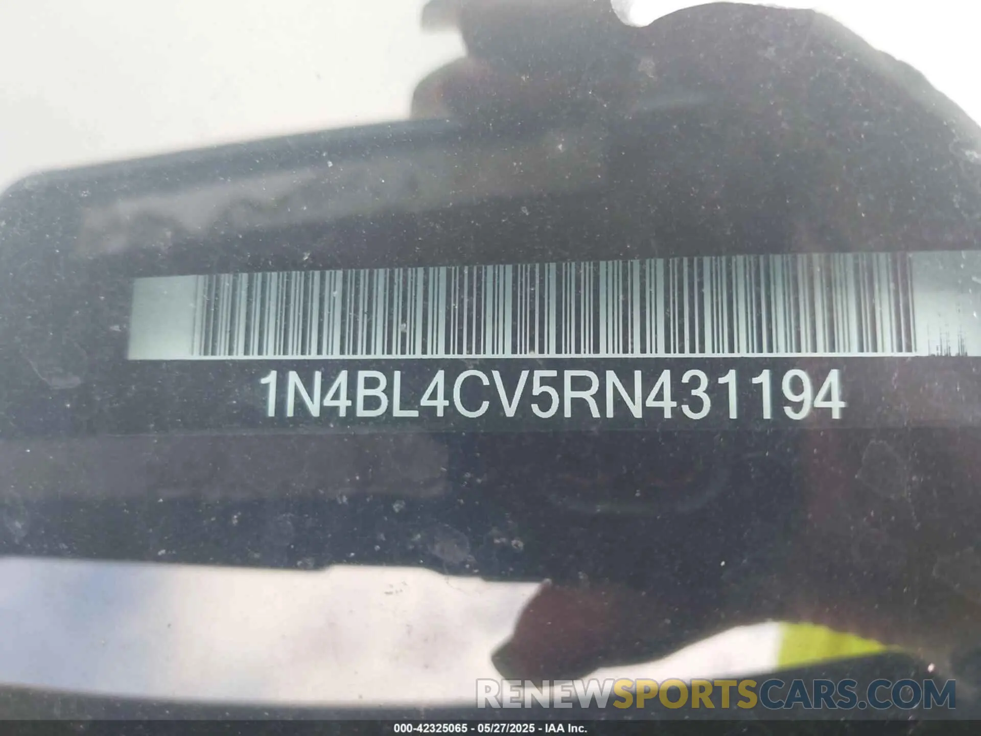 9 Фотография поврежденного автомобиля 1N4BL4CV5RN431194 NISSAN ALTIMA 2024