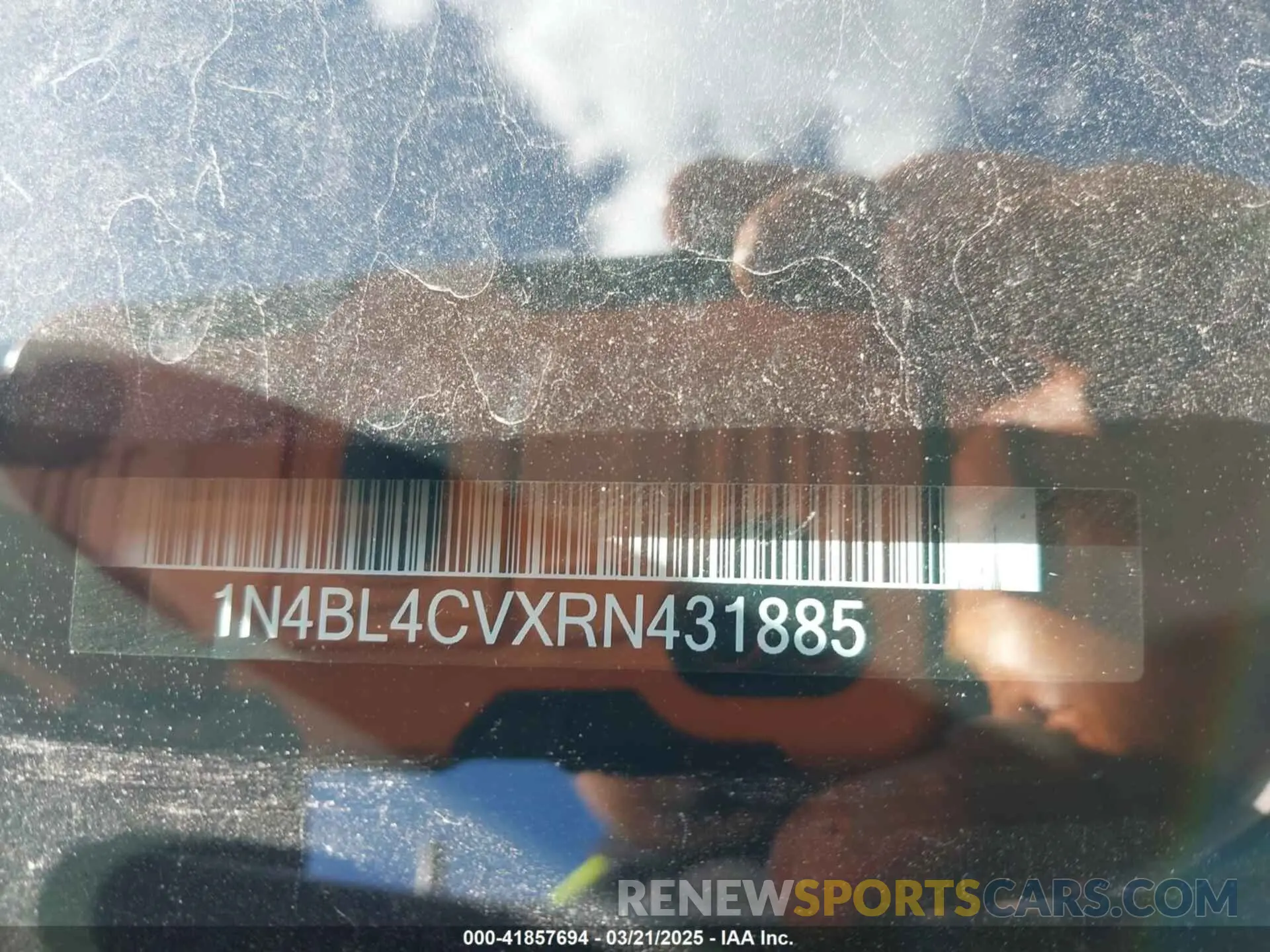 9 Photograph of a damaged car 1N4BL4CVXRN431885 NISSAN ALTIMA 2024