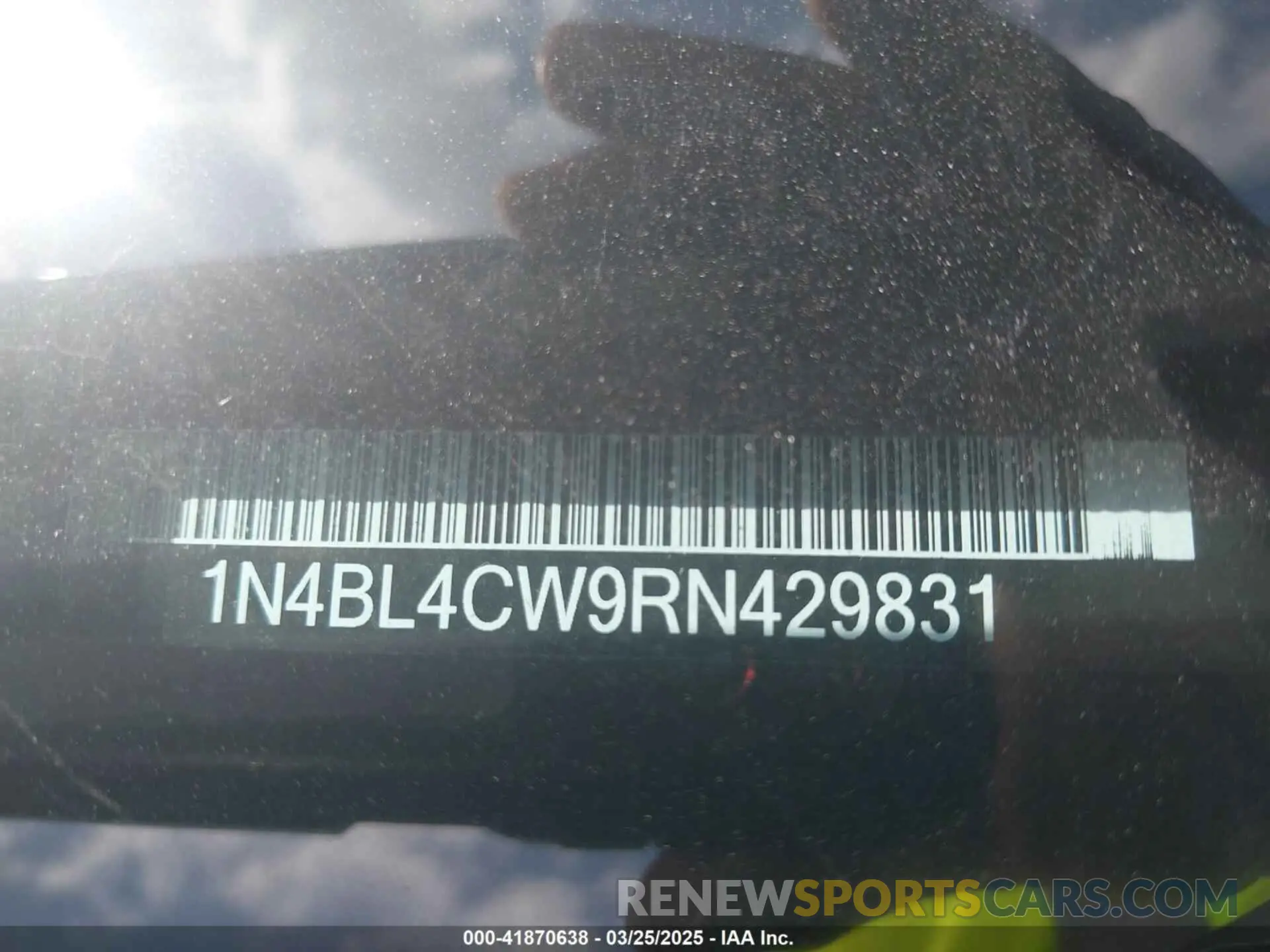 9 Photograph of a damaged car 1N4BL4CW9RN429831 NISSAN ALTIMA 2024