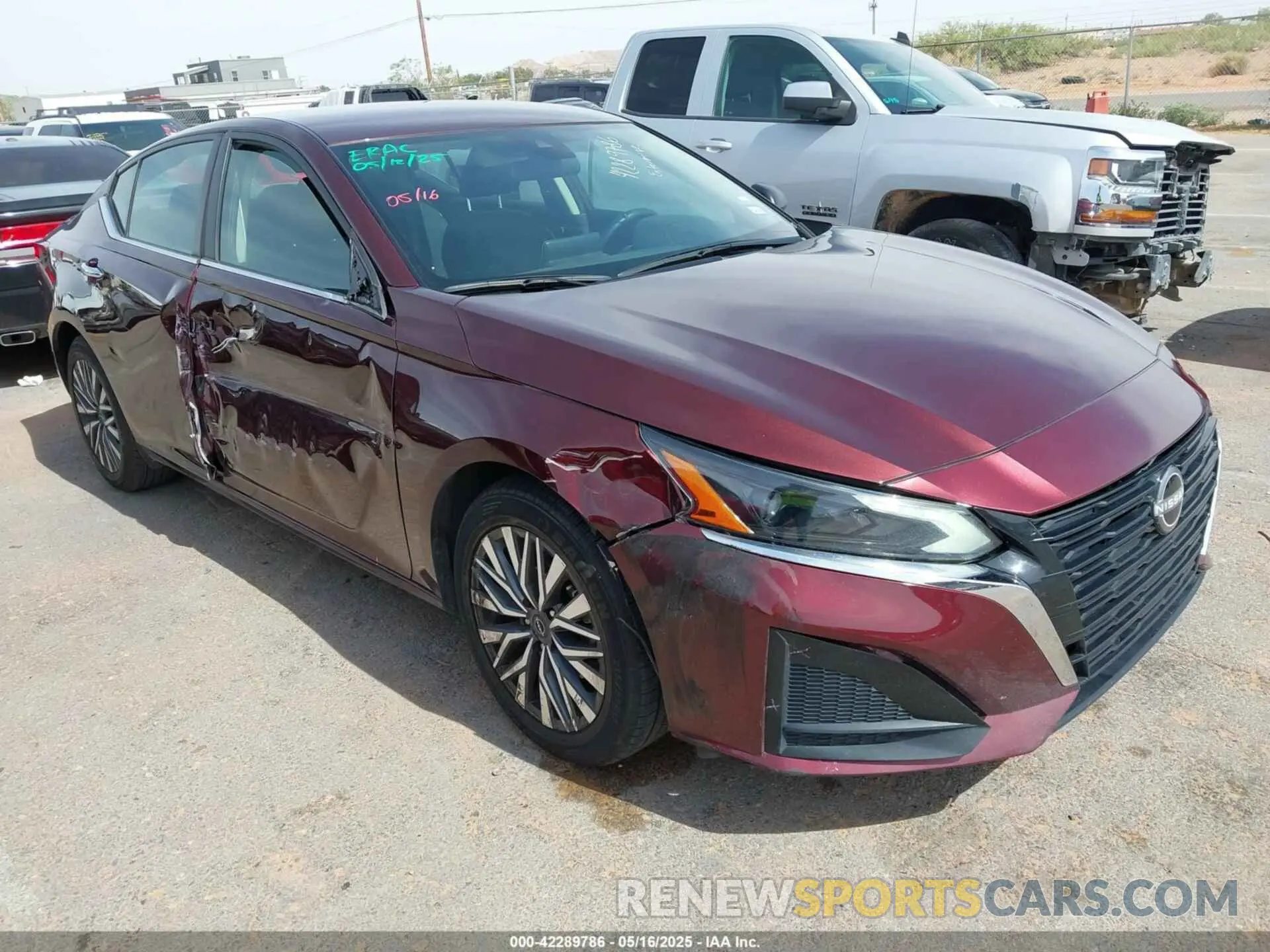 1 Photograph of a damaged car 1N4BL4DV0RN371369 NISSAN ALTIMA 2024