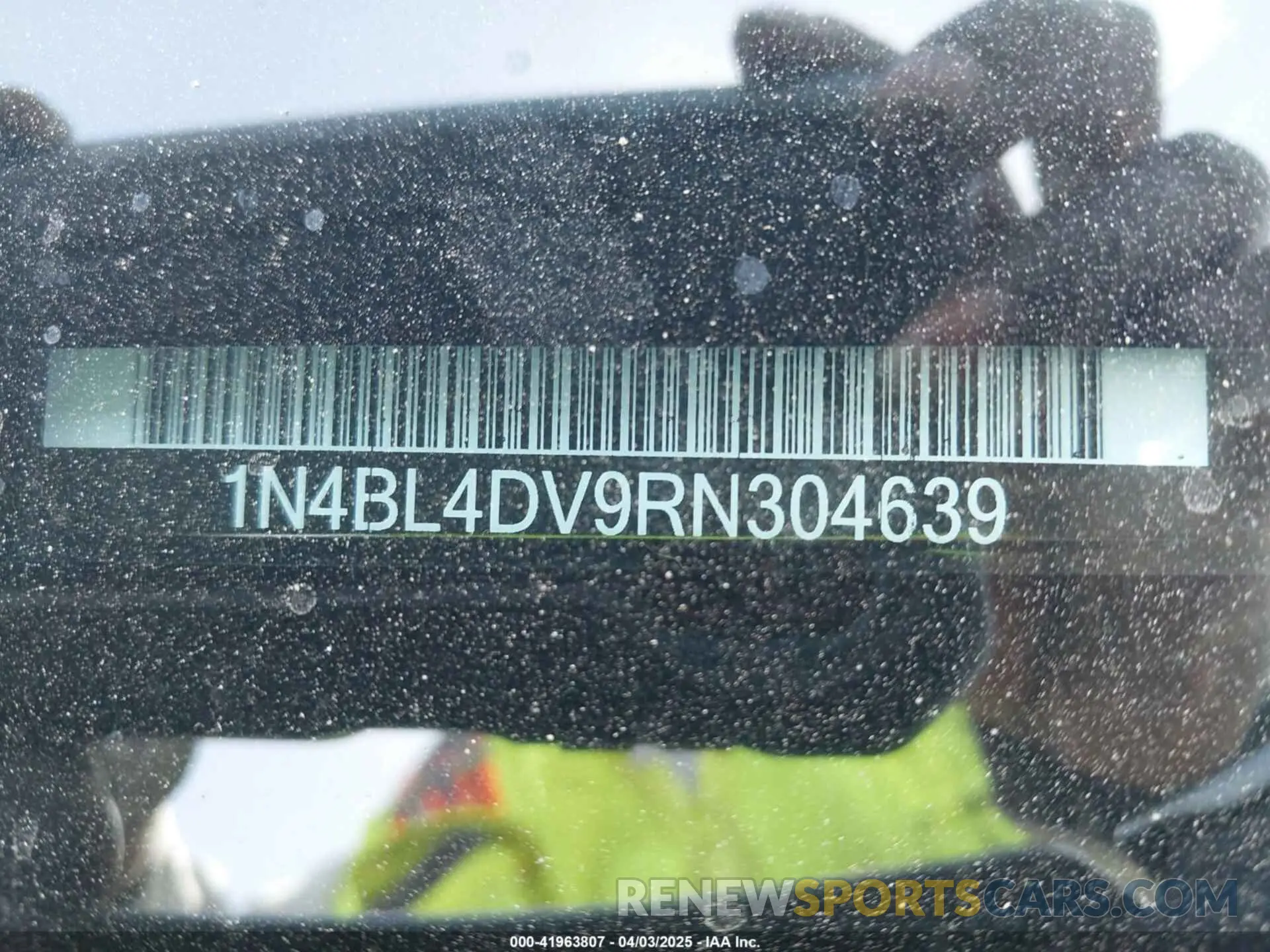 9 Фотография поврежденного автомобиля 1N4BL4DV9RN304639 NISSAN ALTIMA 2024