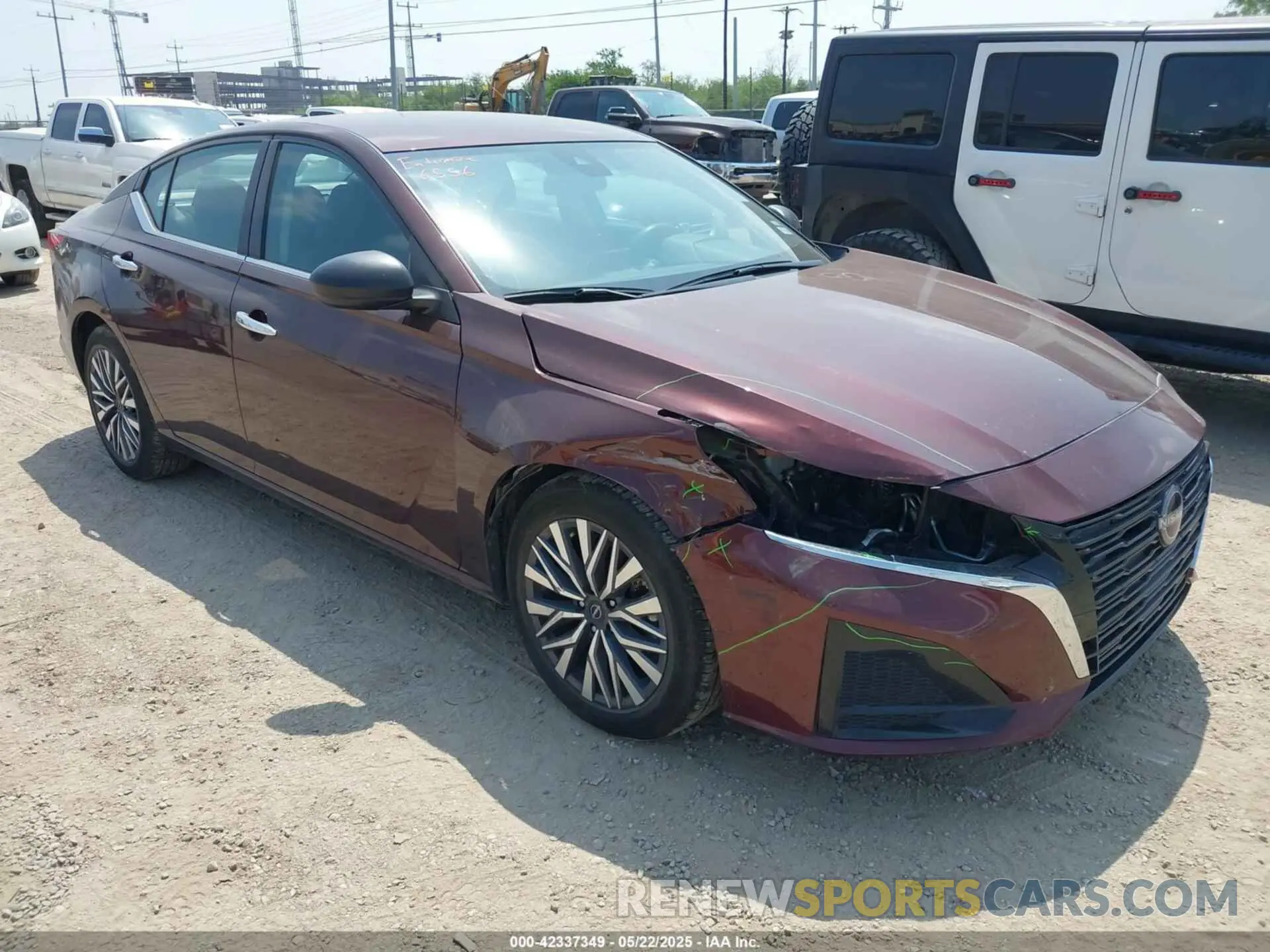 1 Photograph of a damaged car 1N4BL4DV9RN368132 NISSAN ALTIMA 2024