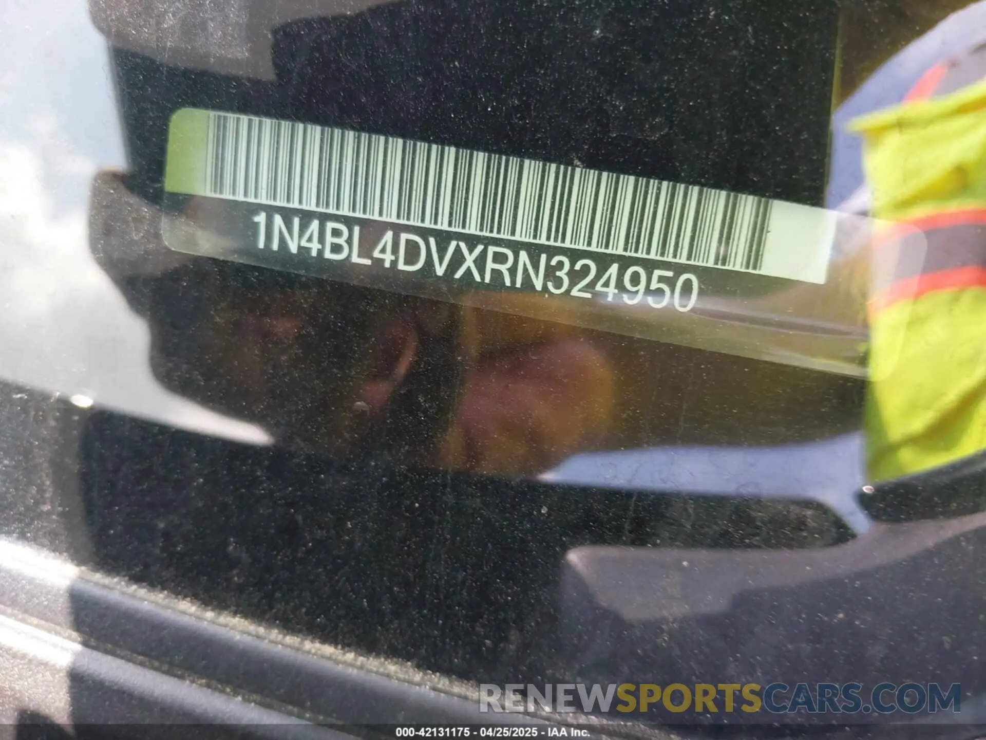 9 Photograph of a damaged car 1N4BL4DVXRN324950 NISSAN ALTIMA 2024