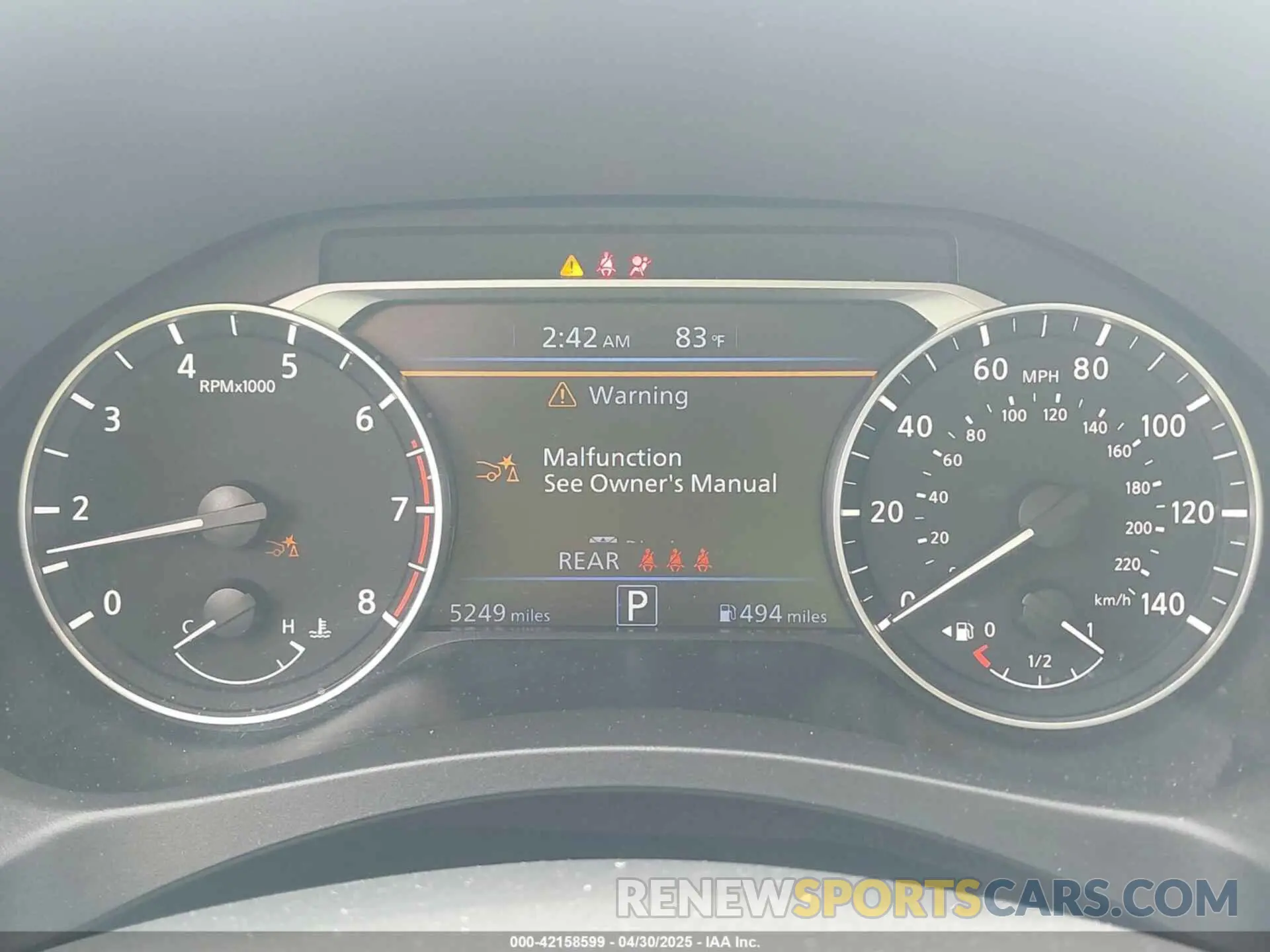7 Фотография поврежденного автомобиля 1N4BL4DV0SN358319 NISSAN ALTIMA 2025