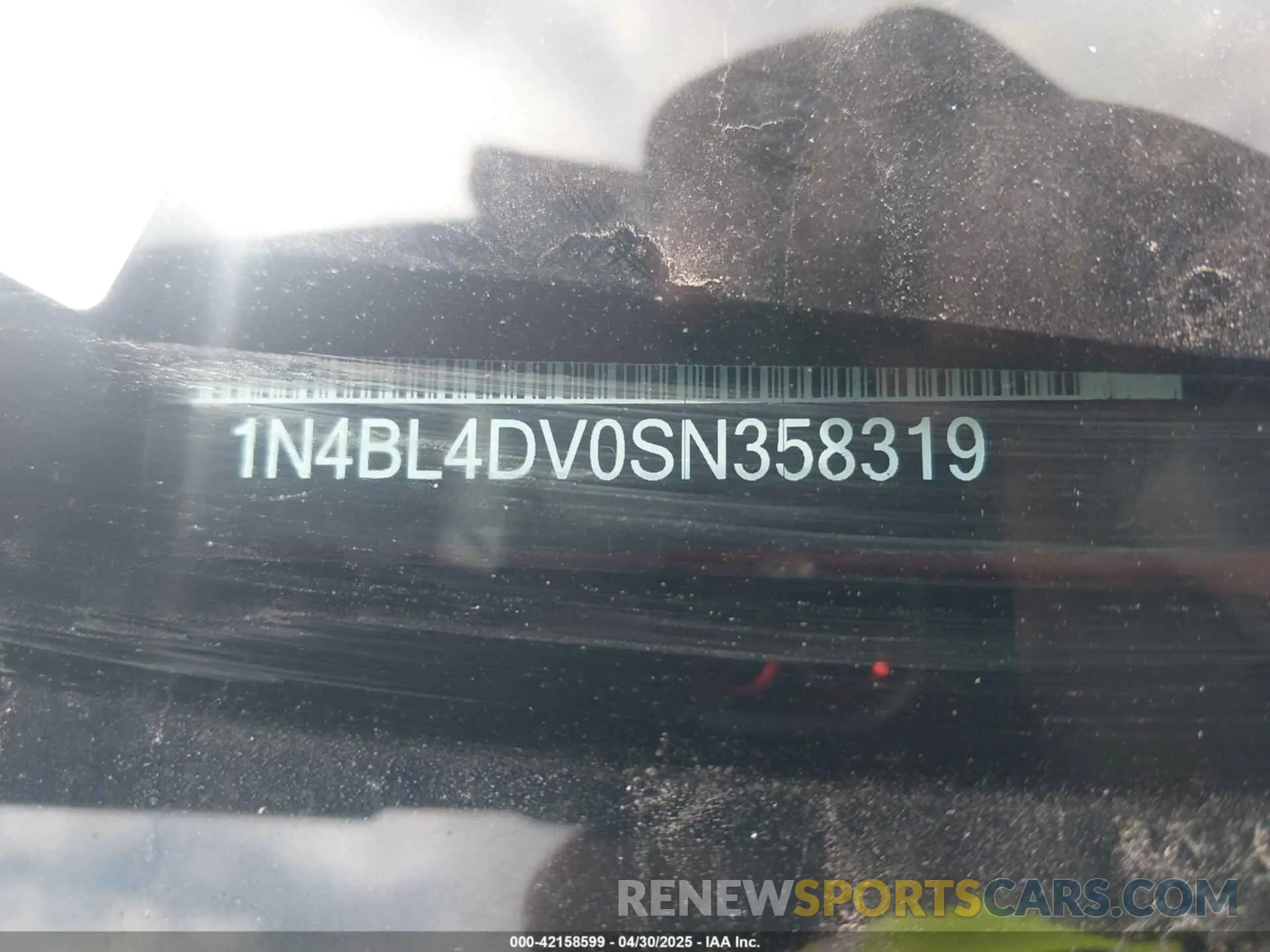 9 Фотография поврежденного автомобиля 1N4BL4DV0SN358319 NISSAN ALTIMA 2025