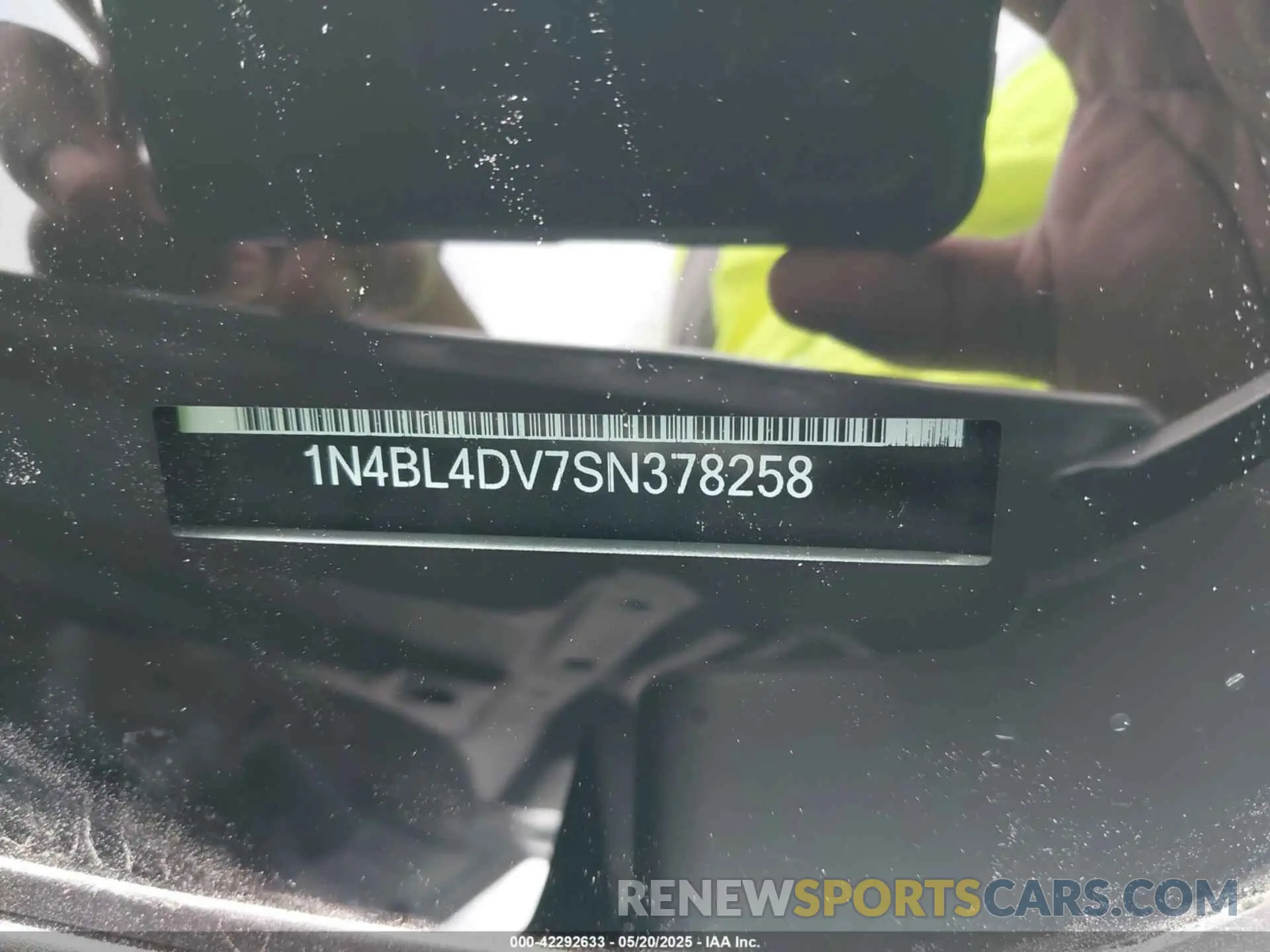 9 Фотография поврежденного автомобиля 1N4BL4DV7SN378258 NISSAN ALTIMA 2025