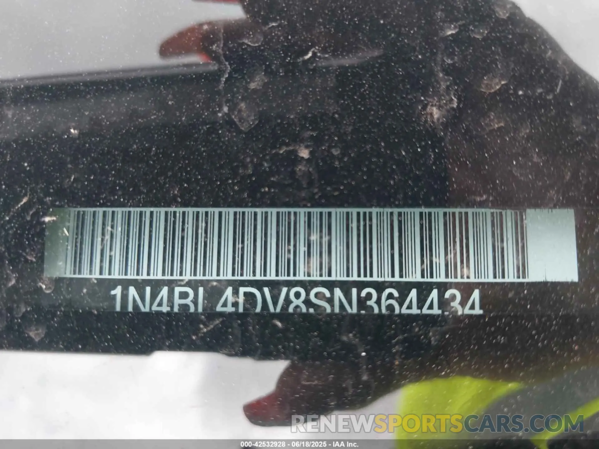 9 Фотография поврежденного автомобиля 1N4BL4DV8SN364434 NISSAN ALTIMA 2025