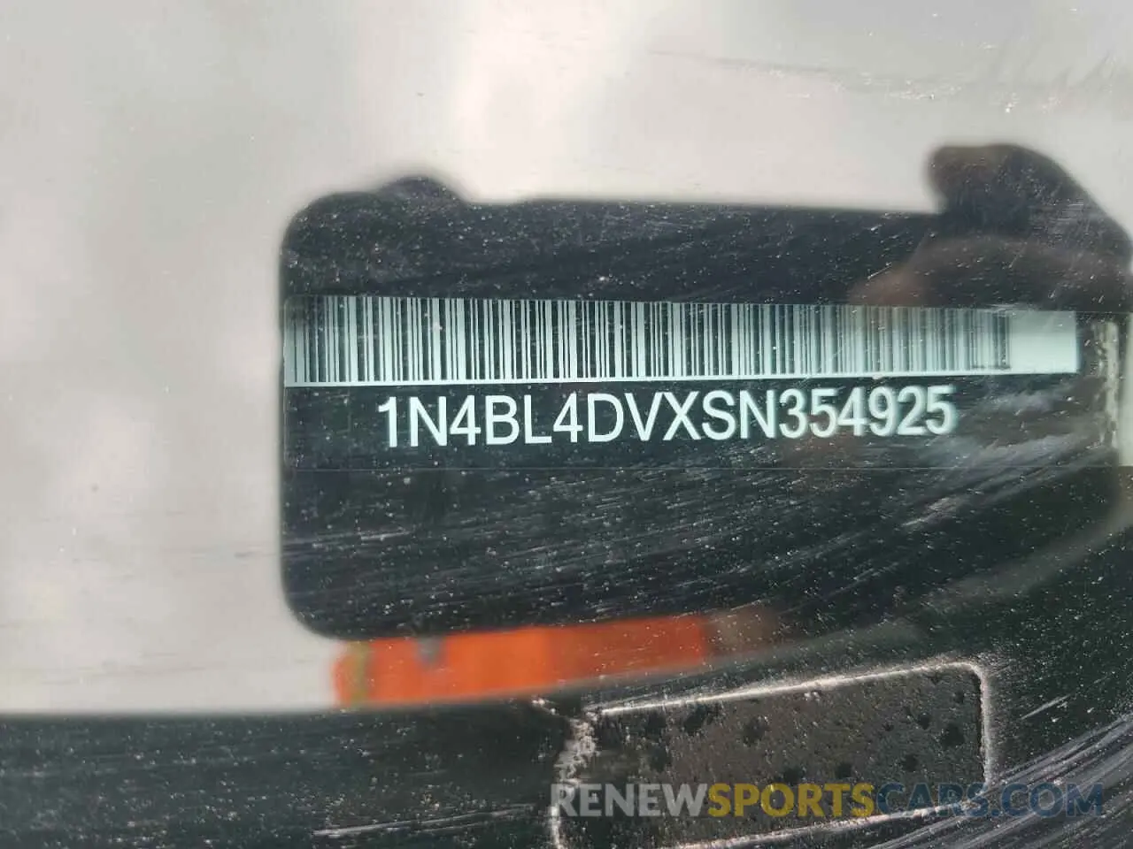 13 Photograph of a damaged car 1N4BL4DVXSN354925 NISSAN ALTIMA 2025
