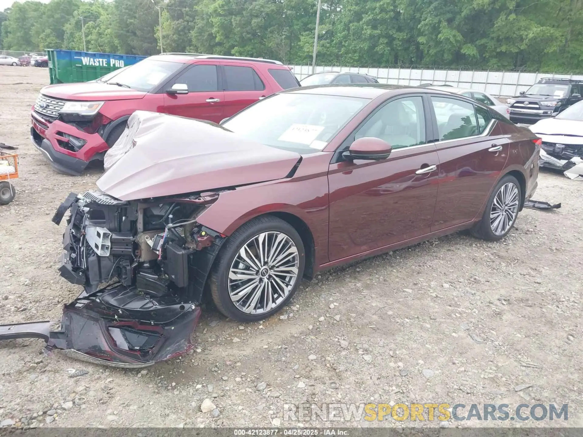 2 Photograph of a damaged car 1N4BL4EV3SN381401 NISSAN ALTIMA 2025