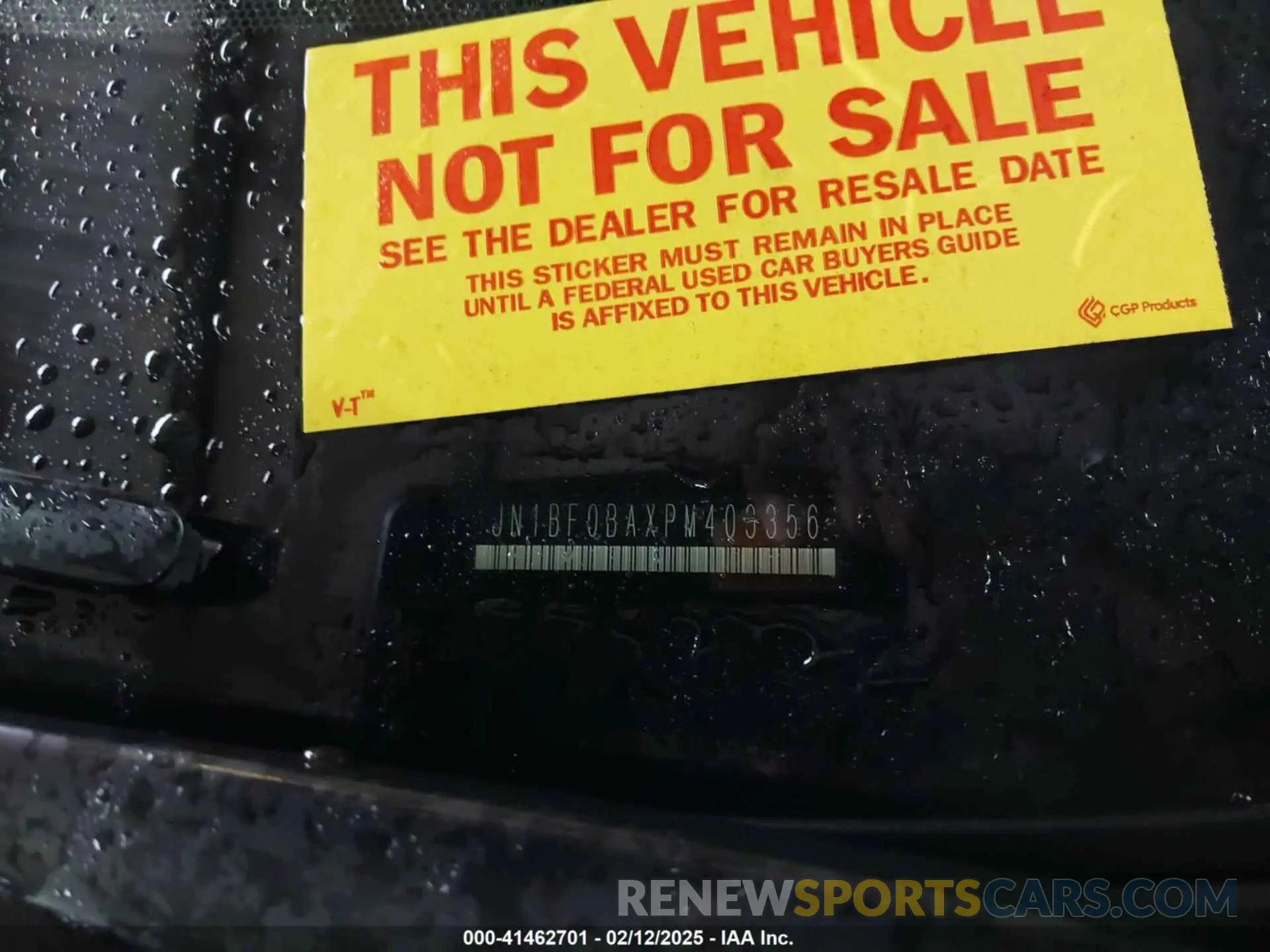 9 Photograph of a damaged car JN1BF0BAXPM403356 NISSAN ARIYA 2023