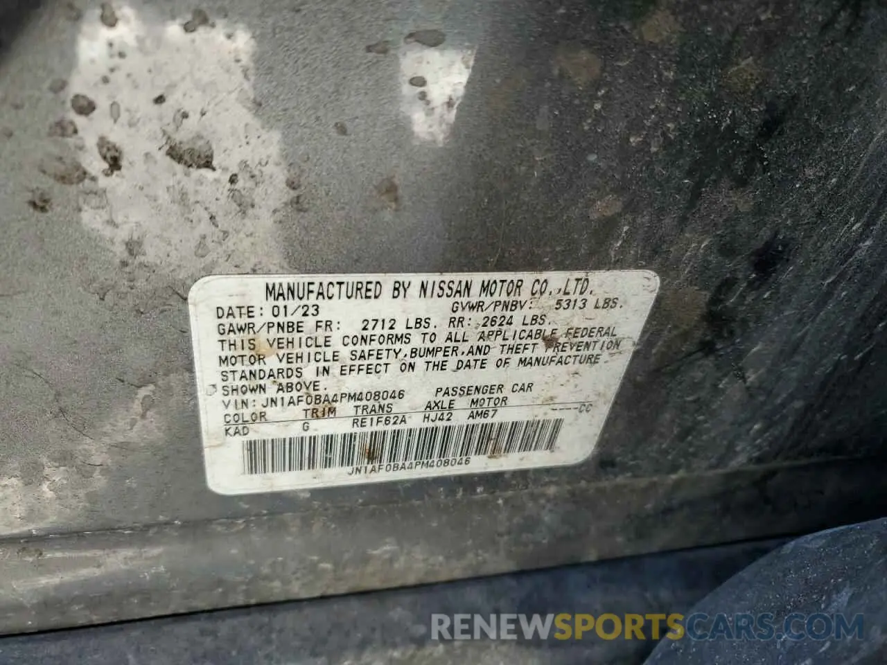 13 Фотография поврежденного автомобиля JN1AF0BA4PM408046 NISSAN ARIYA ENGA 2023