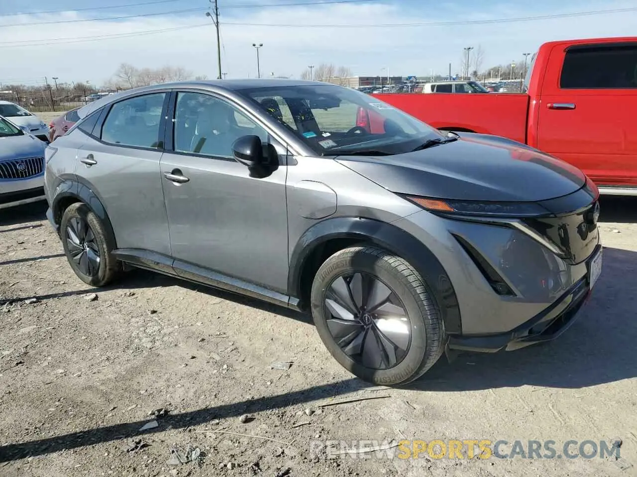 4 Фотография поврежденного автомобиля JN1DF0BB3PM701636 NISSAN ARIYA EVOL 2023