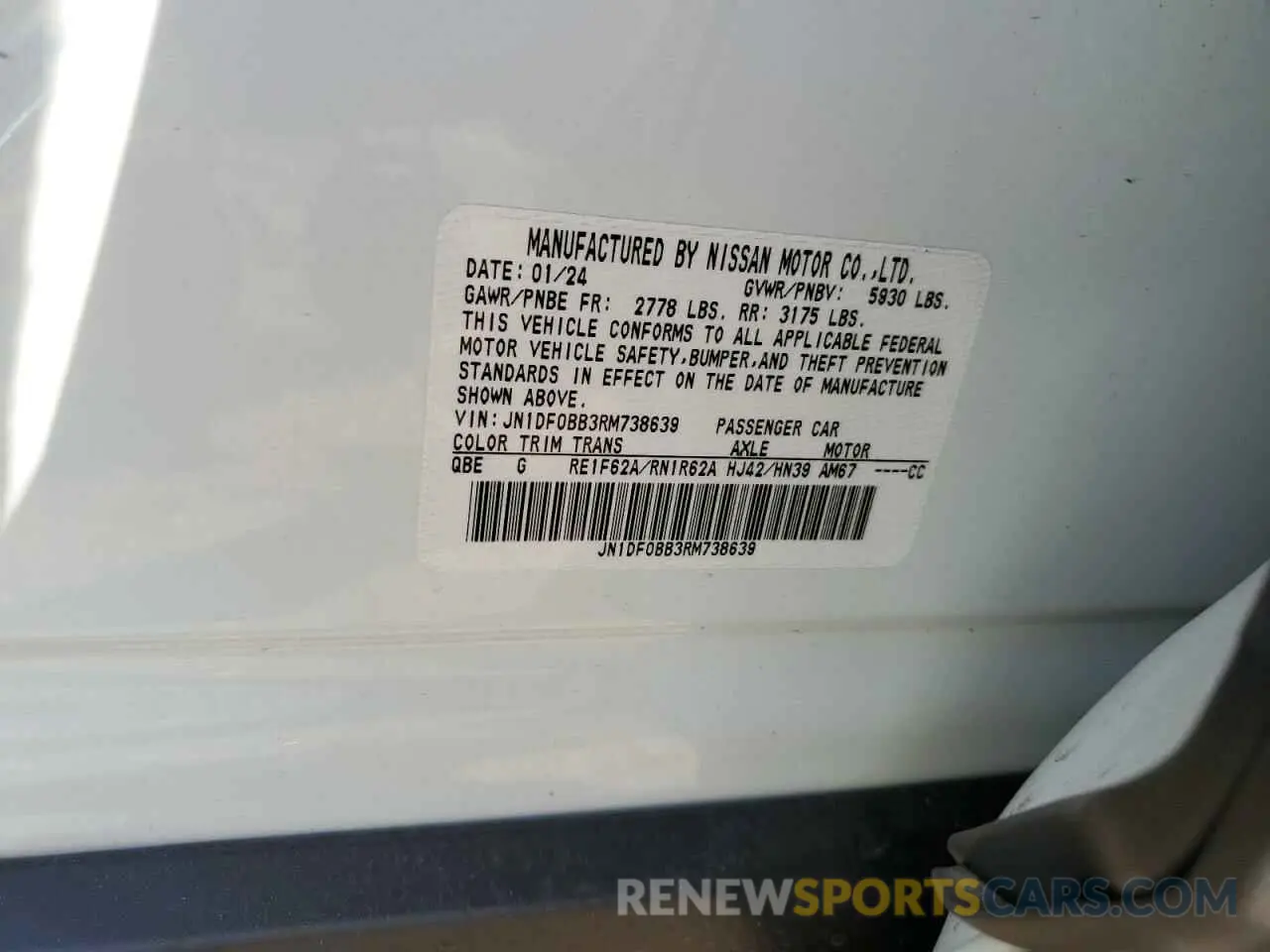 14 Photograph of a damaged car JN1DF0BB3RM738639 NISSAN ARIYA EVOL 2024