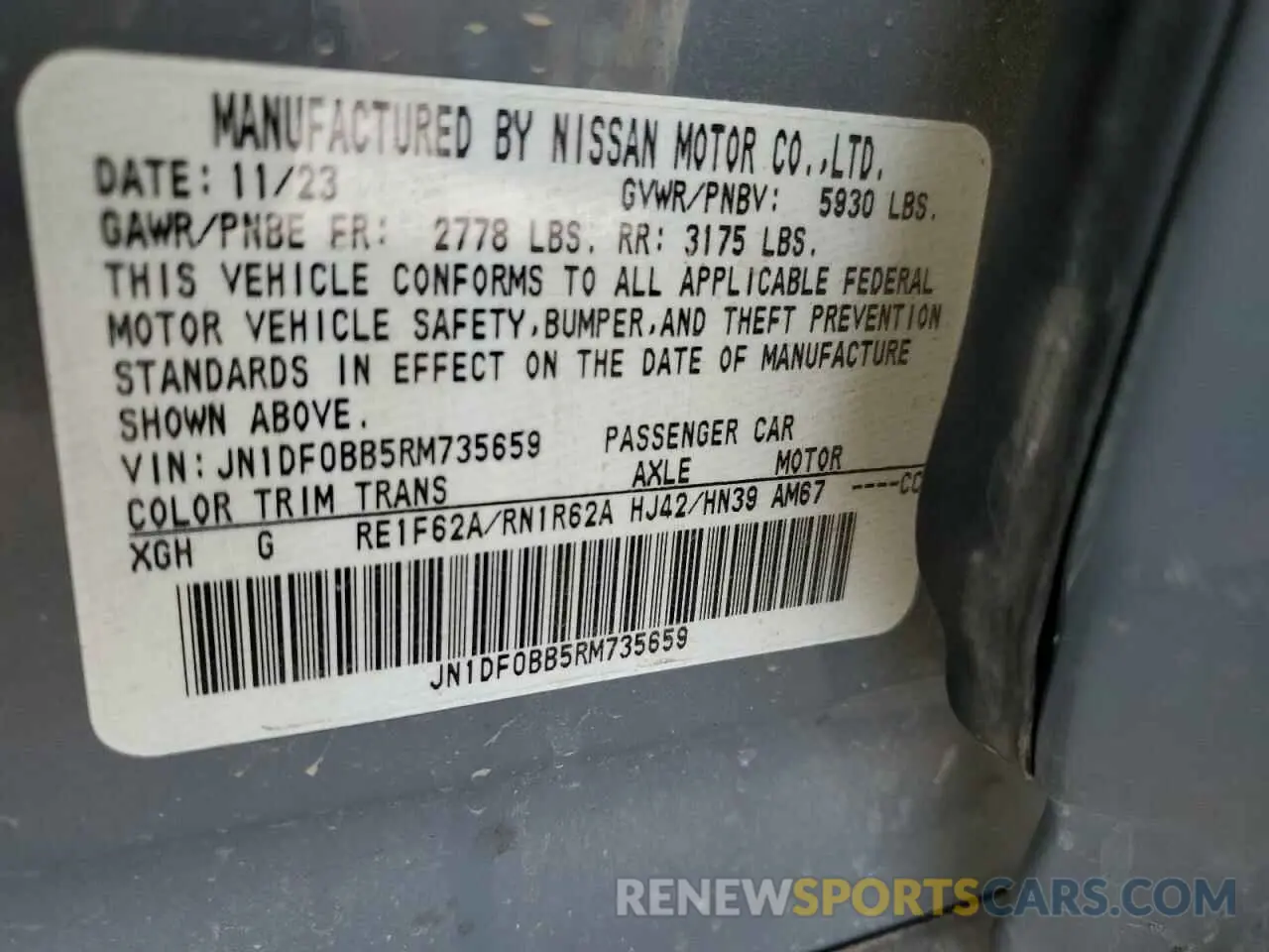 13 Фотография поврежденного автомобиля JN1DF0BB5RM735659 NISSAN ARIYA EVOL 2024