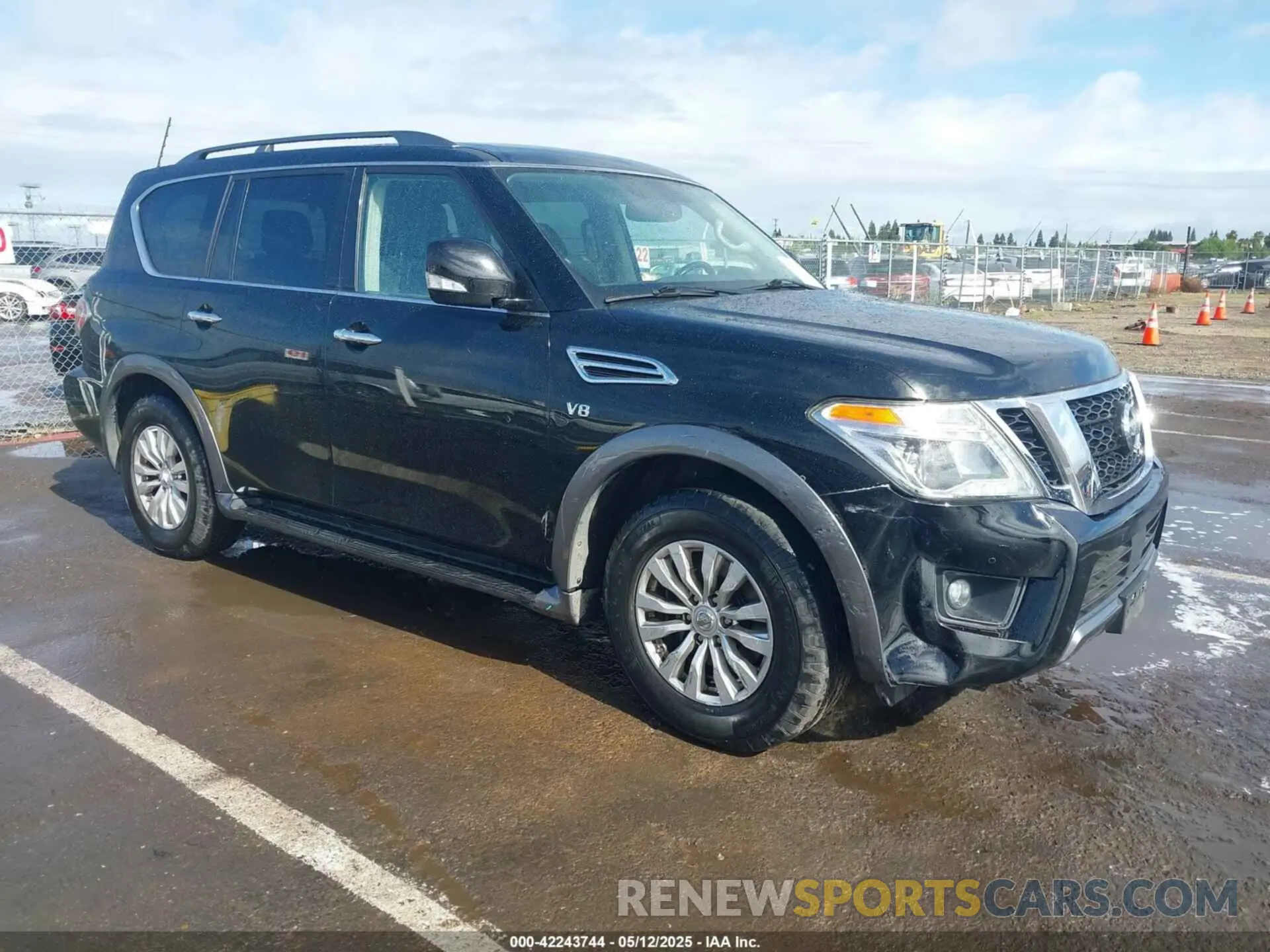 1 Photograph of a damaged car JN8AY2NC0K9587699 NISSAN ARMADA 2019
