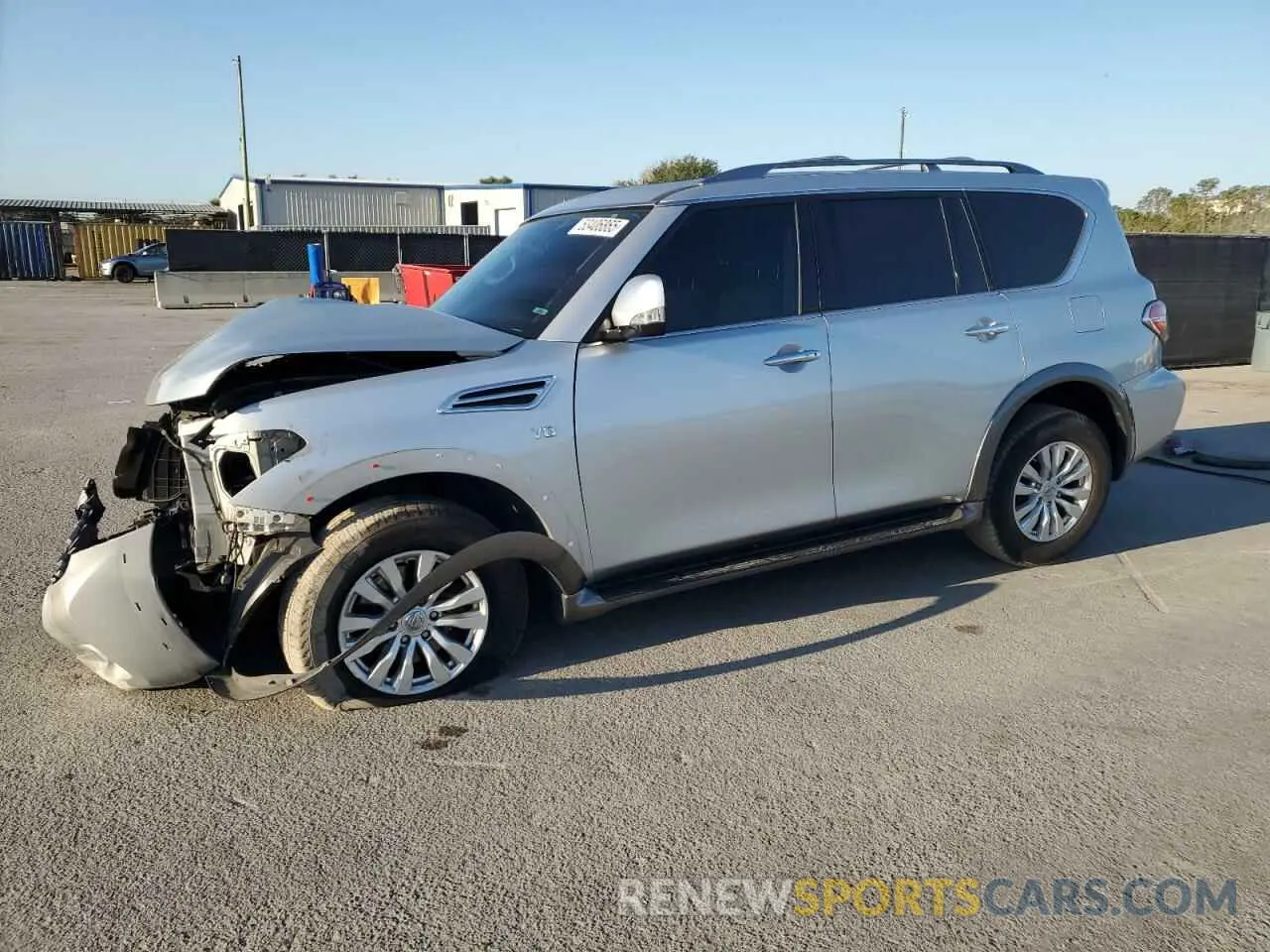 1 Photograph of a damaged car JN8AY2NC1K9581166 NISSAN ARMADA 2019