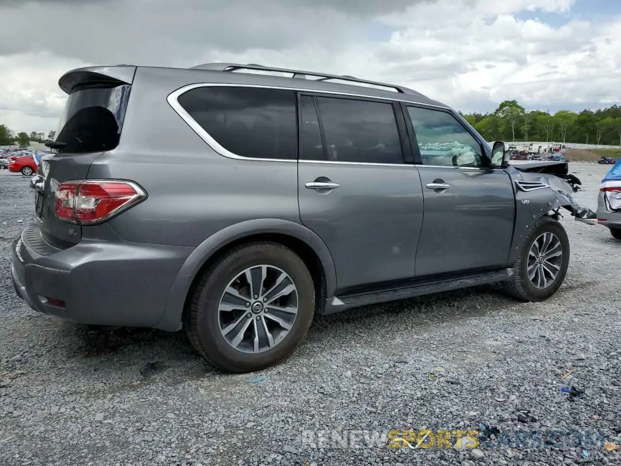 3 Photograph of a damaged car JN8AY2NC1K9584097 NISSAN ARMADA 2019